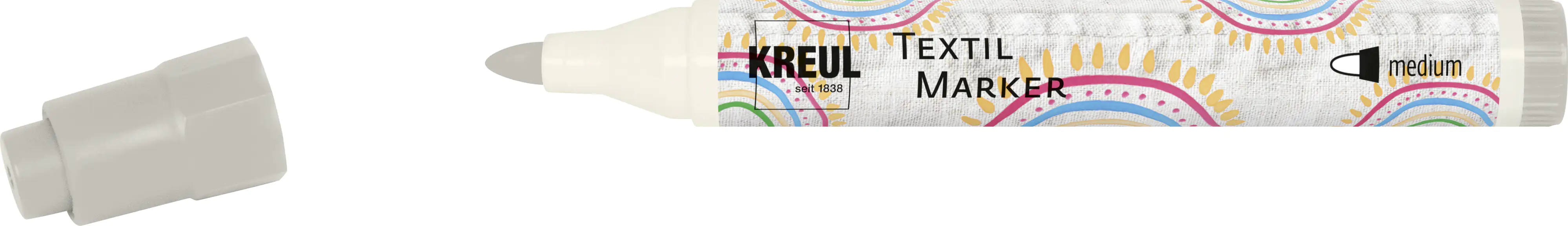 Kreul Javana texi mäx Sunny Stoffmalfarbe fine helle Stoffe medium grau