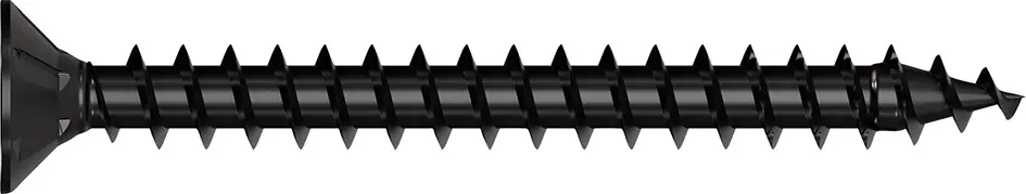 HSI Black-Tec Universalschrauben TX20 Ø 4 x 16 mm - 50 Stück verzinkt schwarz