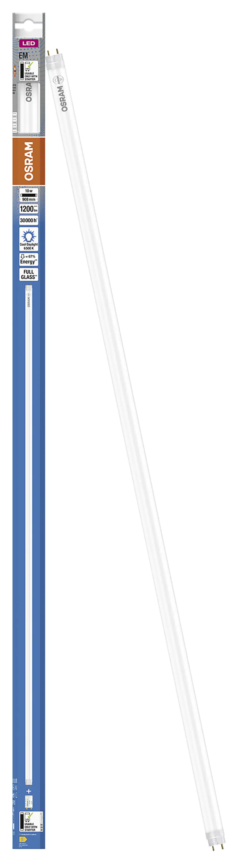 Osram LED Röhre 90 cm G13 10 W kaltweiß