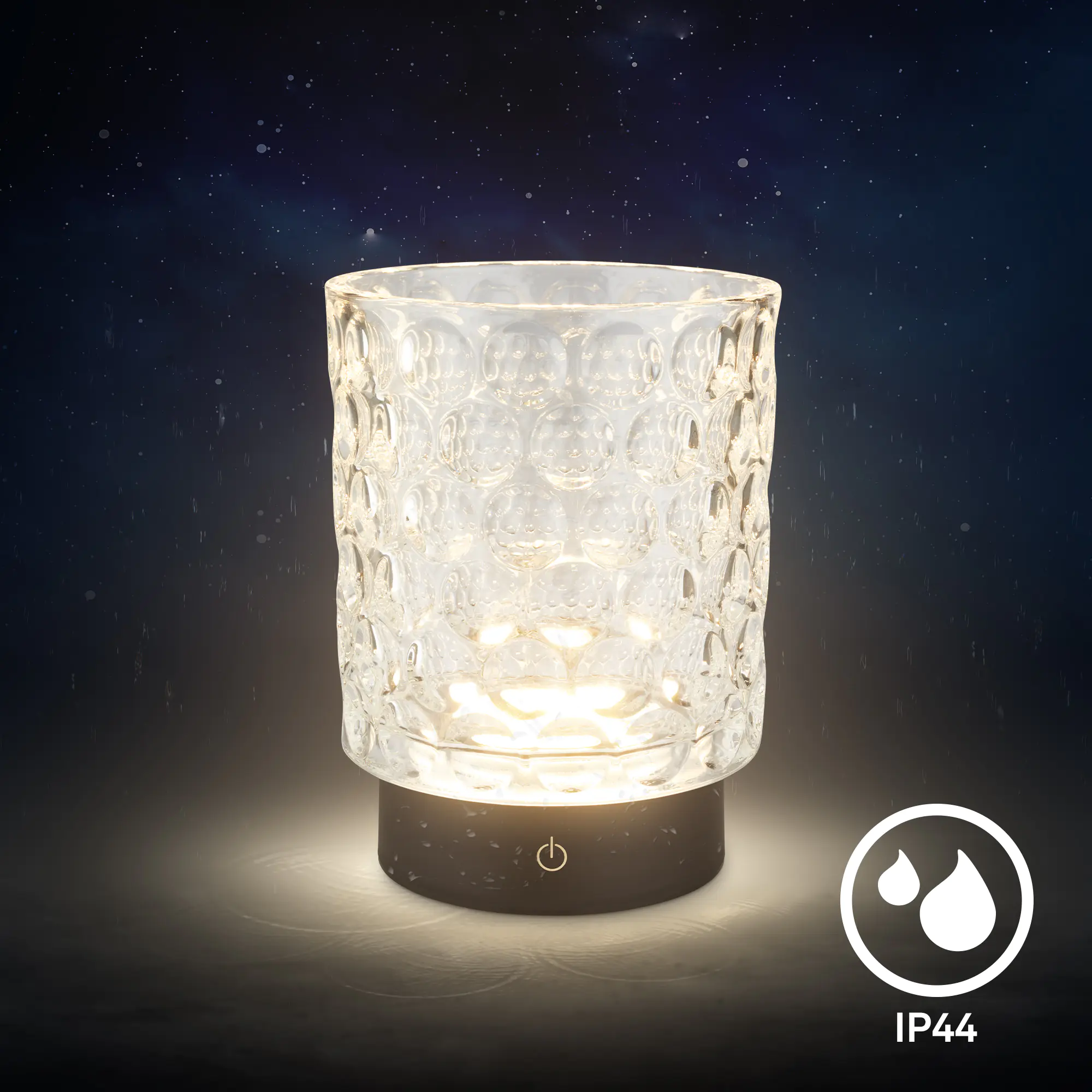 Briloner LED Akku-Tischleuchte Sunora weiß 15 cm warmweiß dimmbar