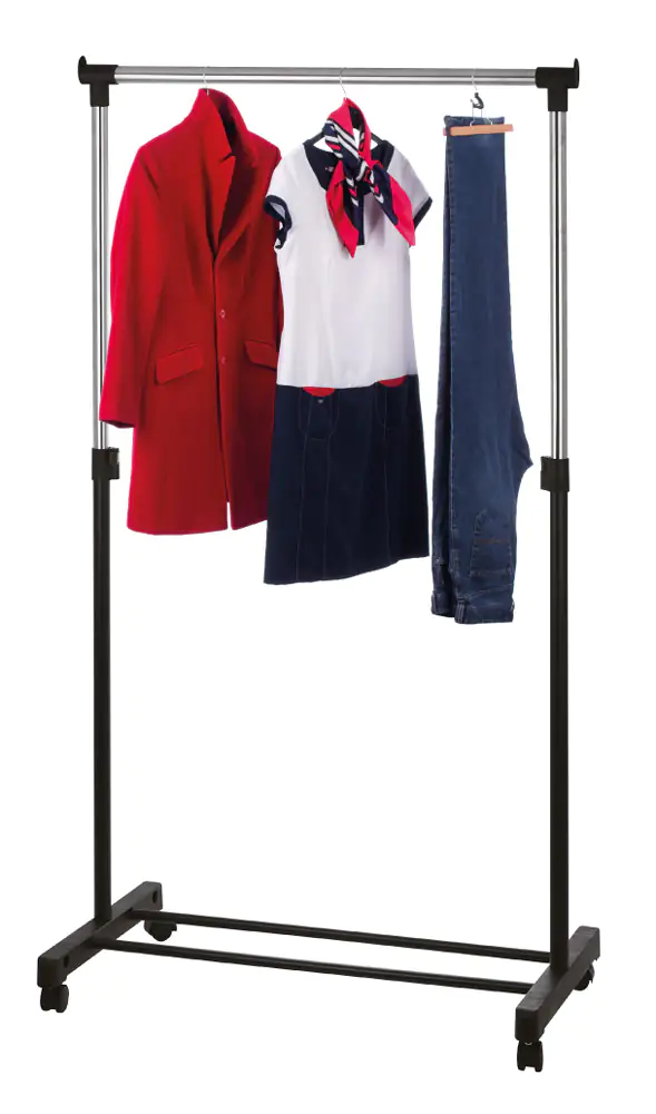 TrendLine Garderobenständer mit Rollen 87 x 43 cm
