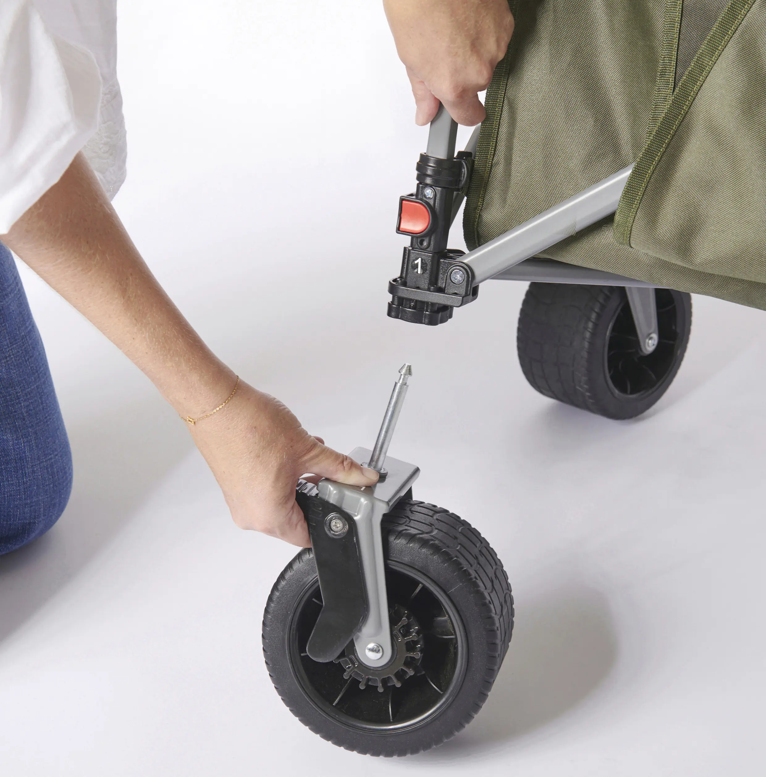 Coleman Bollerwagen Ultimate Terrain 116 x 60 x 58 cm grün-grau-schwarz