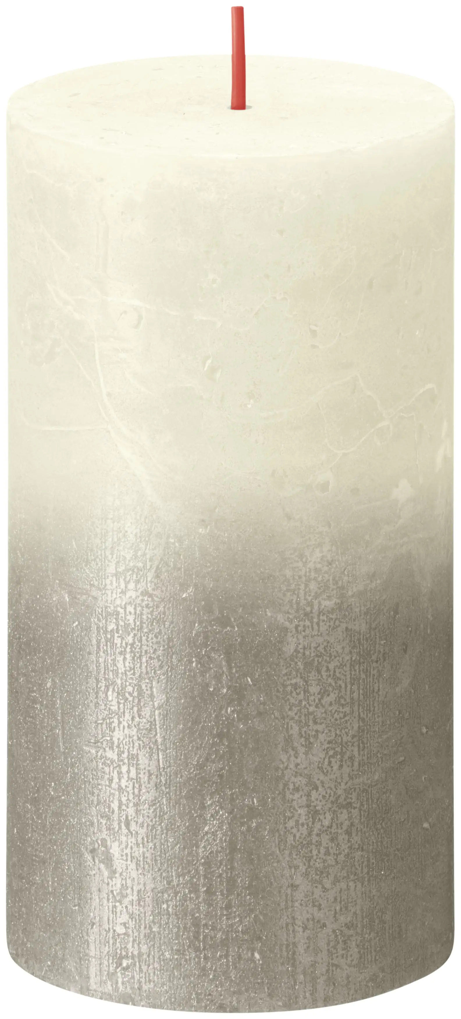 Bolsius Stumpenkerze Rustik Sunset Weiche Perle+Champagner 13 cm
