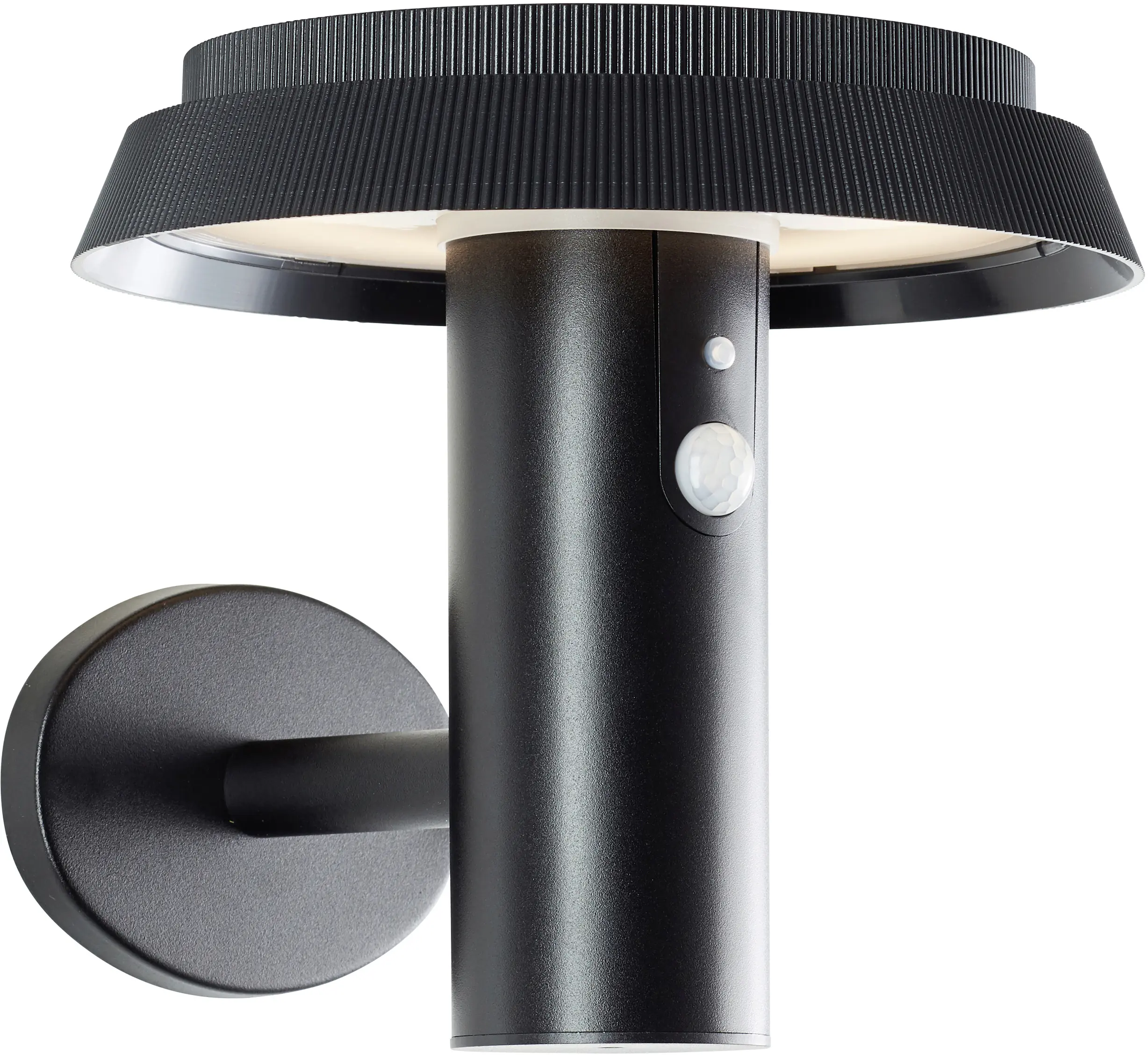 Brilliant Solar-Außenwandleuchte Alvero 4W warmweiß Bewegungsmelder