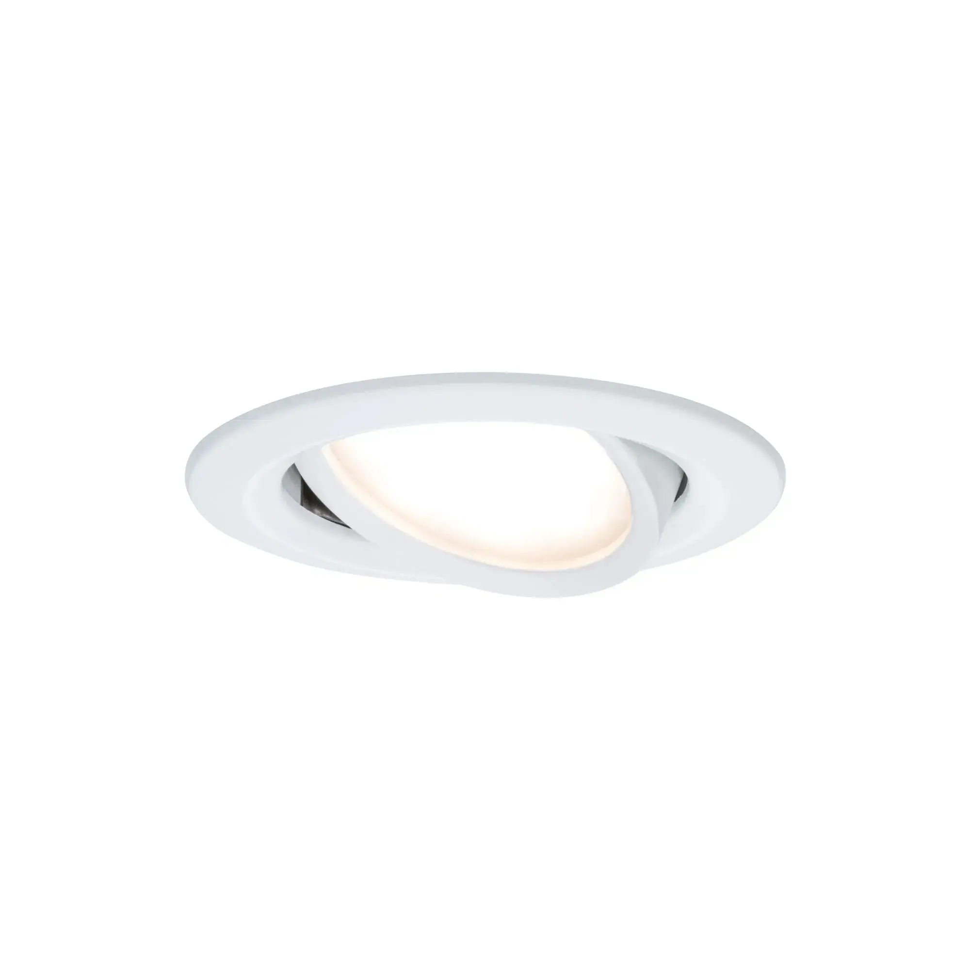 Paulmann LED Einbauleuchte Nova Coin 3er Set weiß 8,4 cm dimmbar warmweiß