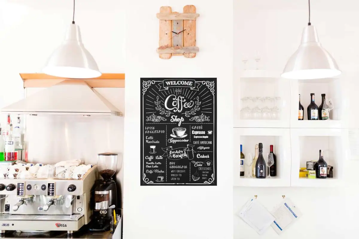 Komar Decosticker Coffeeshop 50 x 70 cm