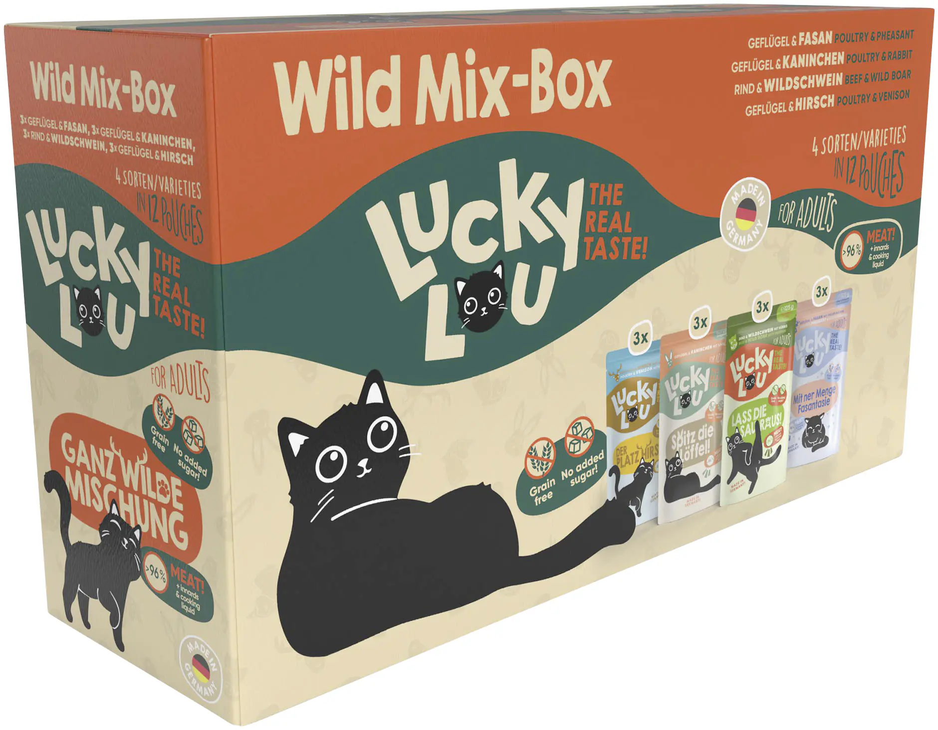 Lucky Lou Lifestage Adult Wild-Mix 12x125g