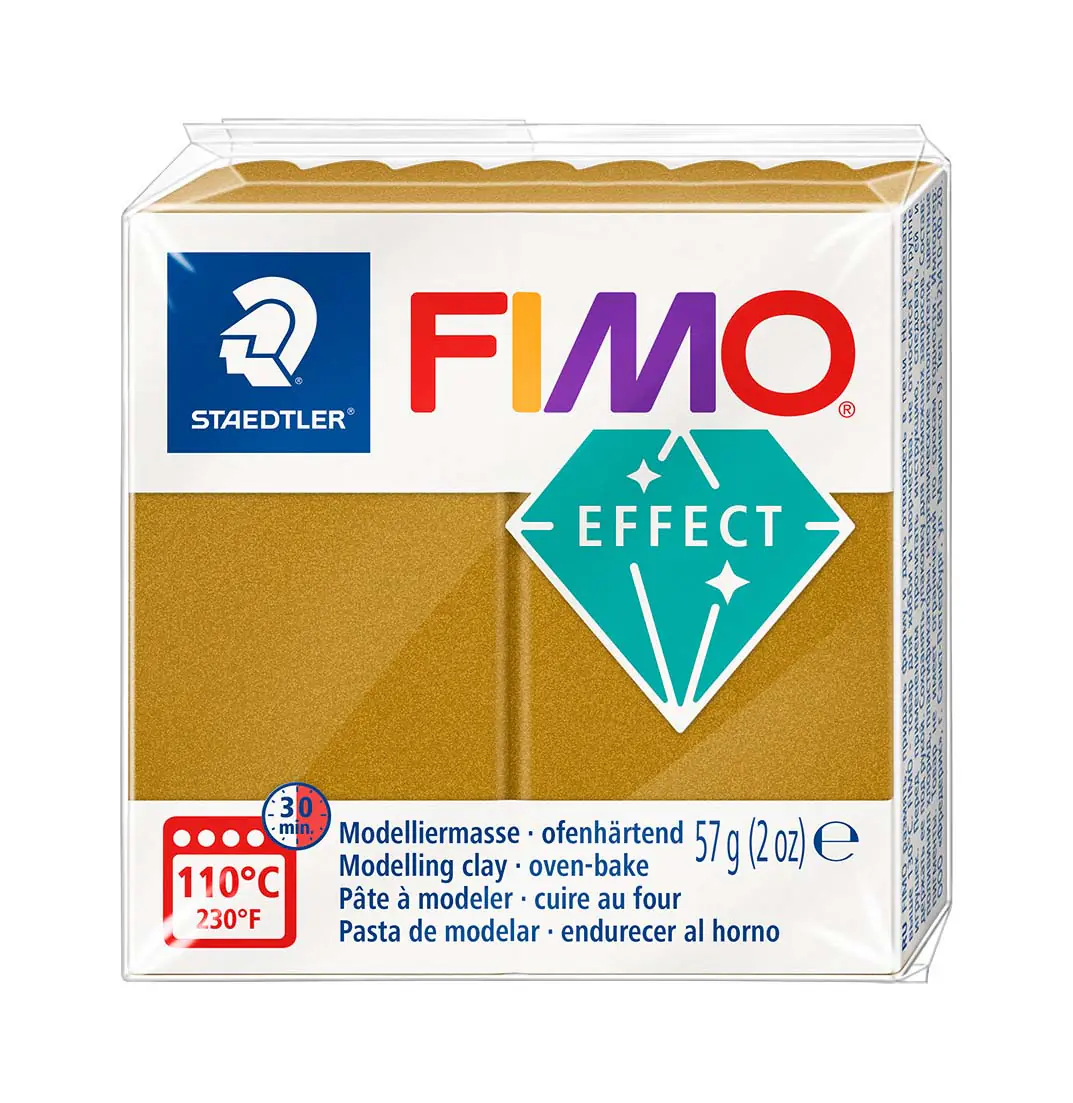 FIMO Effect Modelliermasse gold metallic 57 g