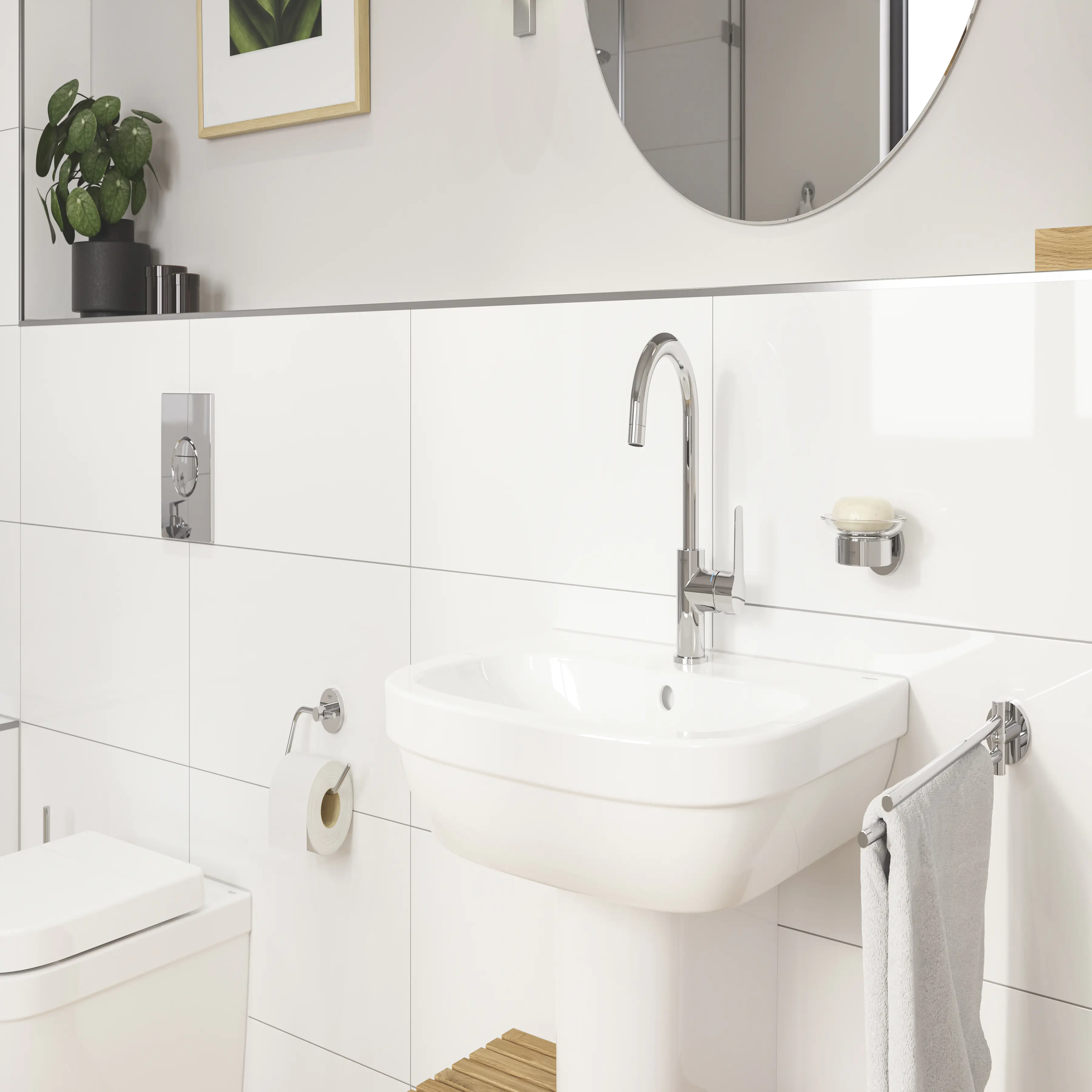 Grohe Start WC-Papierhalter chrom klebbar