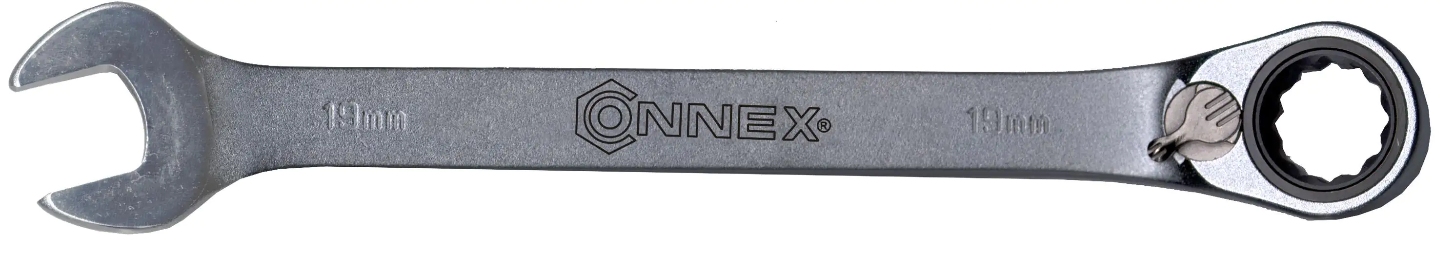 Connex Gabelringschlüssel Knarre 19 mm Chrom-Vanadium-Stahl