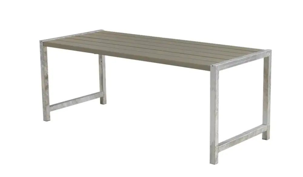 Plus Plankentisch 186x77x72cm graubraun rechteckig