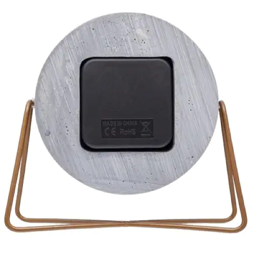 Nextime Tischuhr Cross Table 17,5 x 15,5 cm grau