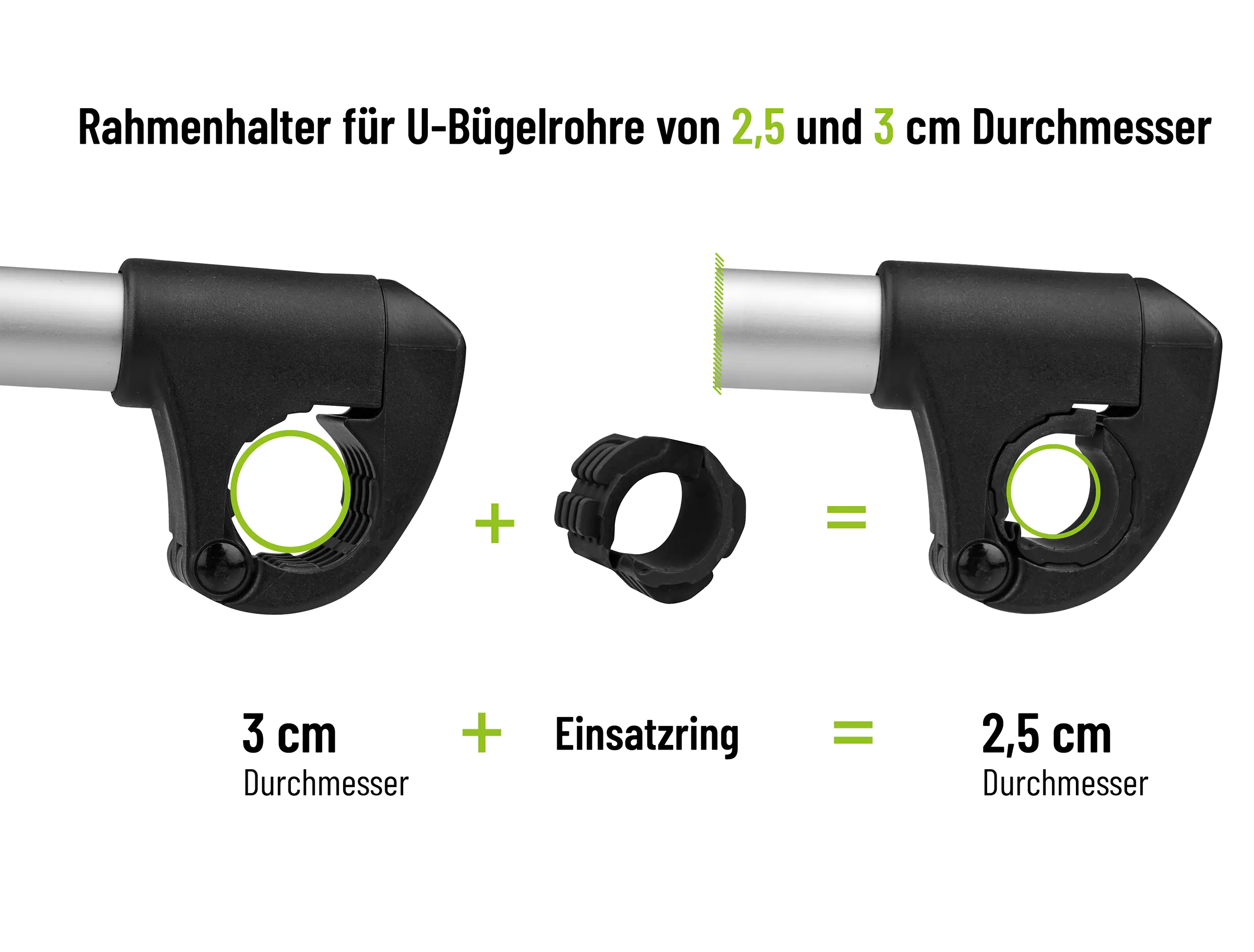 Eufab Rahmenhalter kurz abnehm-/abschließbar