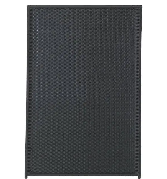 Plus Zaunelement Trend 115 x 170 cm schwarz