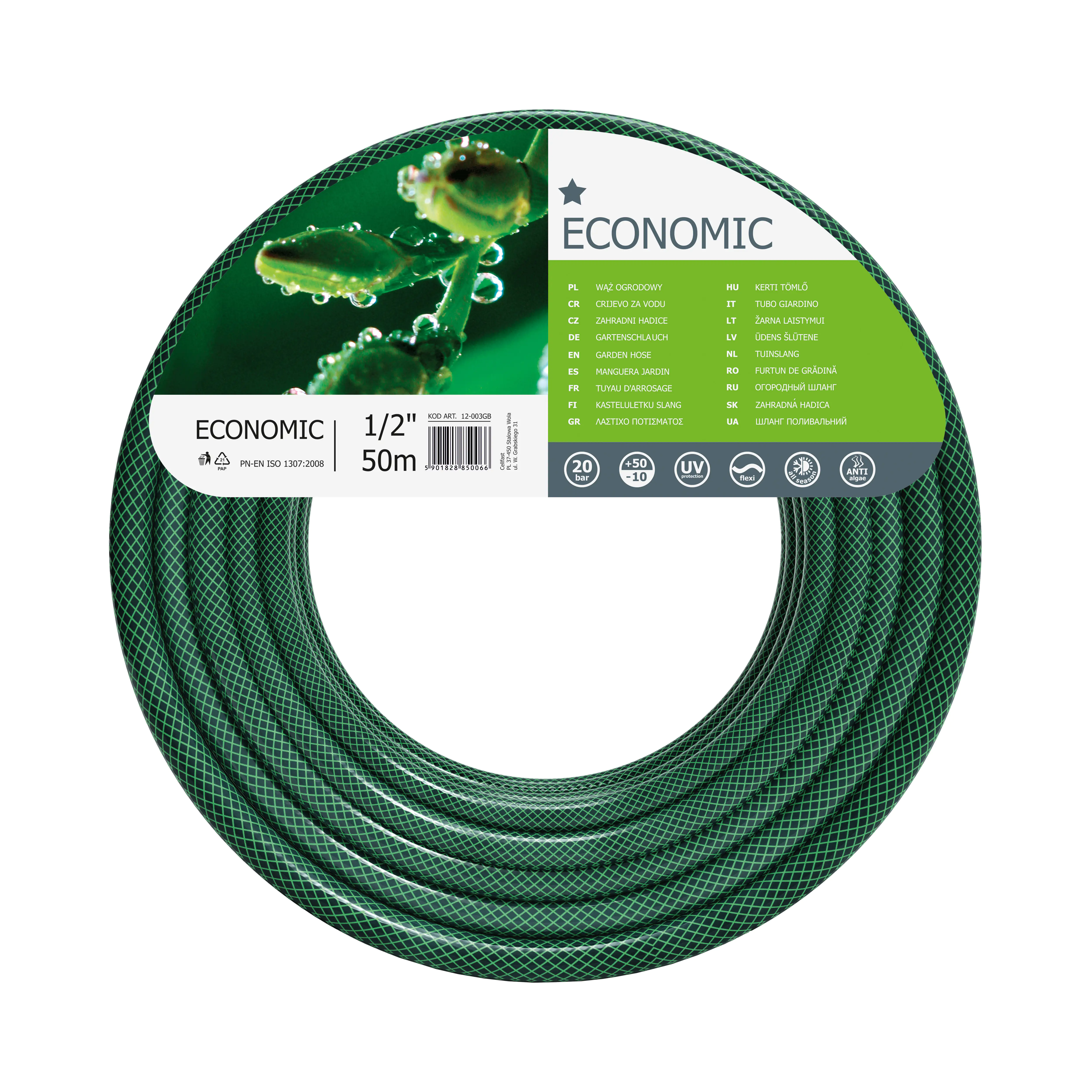 Gartenschlauch Economic 50 m 13 mm (1/2")