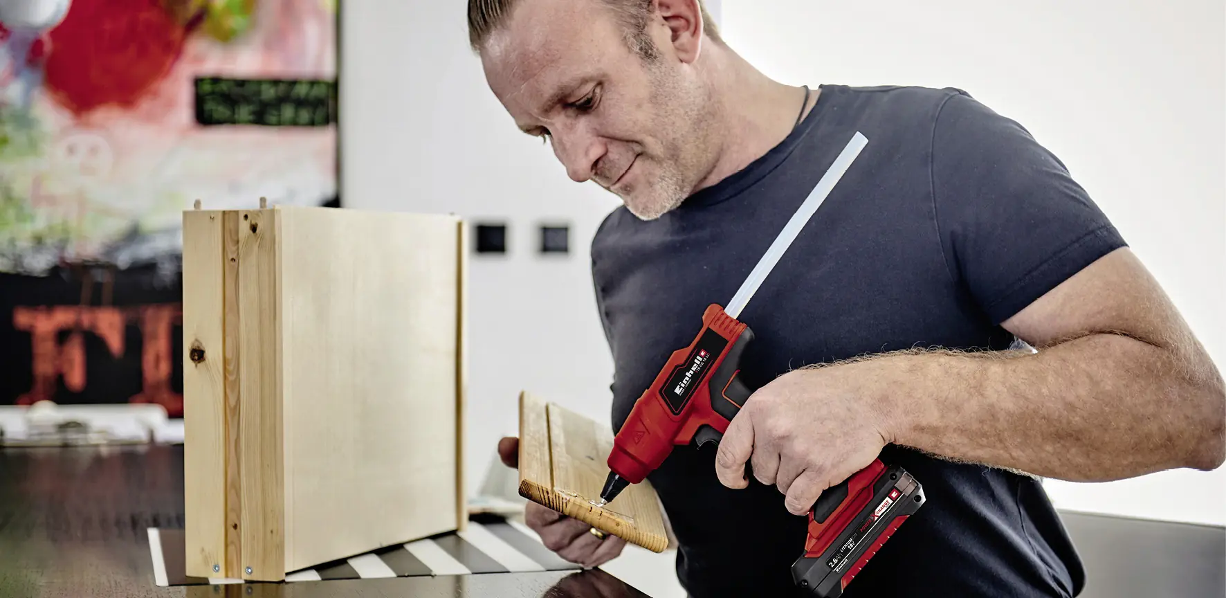 Einhell Expert Akku-Heißklebepistole TE-CG 18 Li Solo 18 V