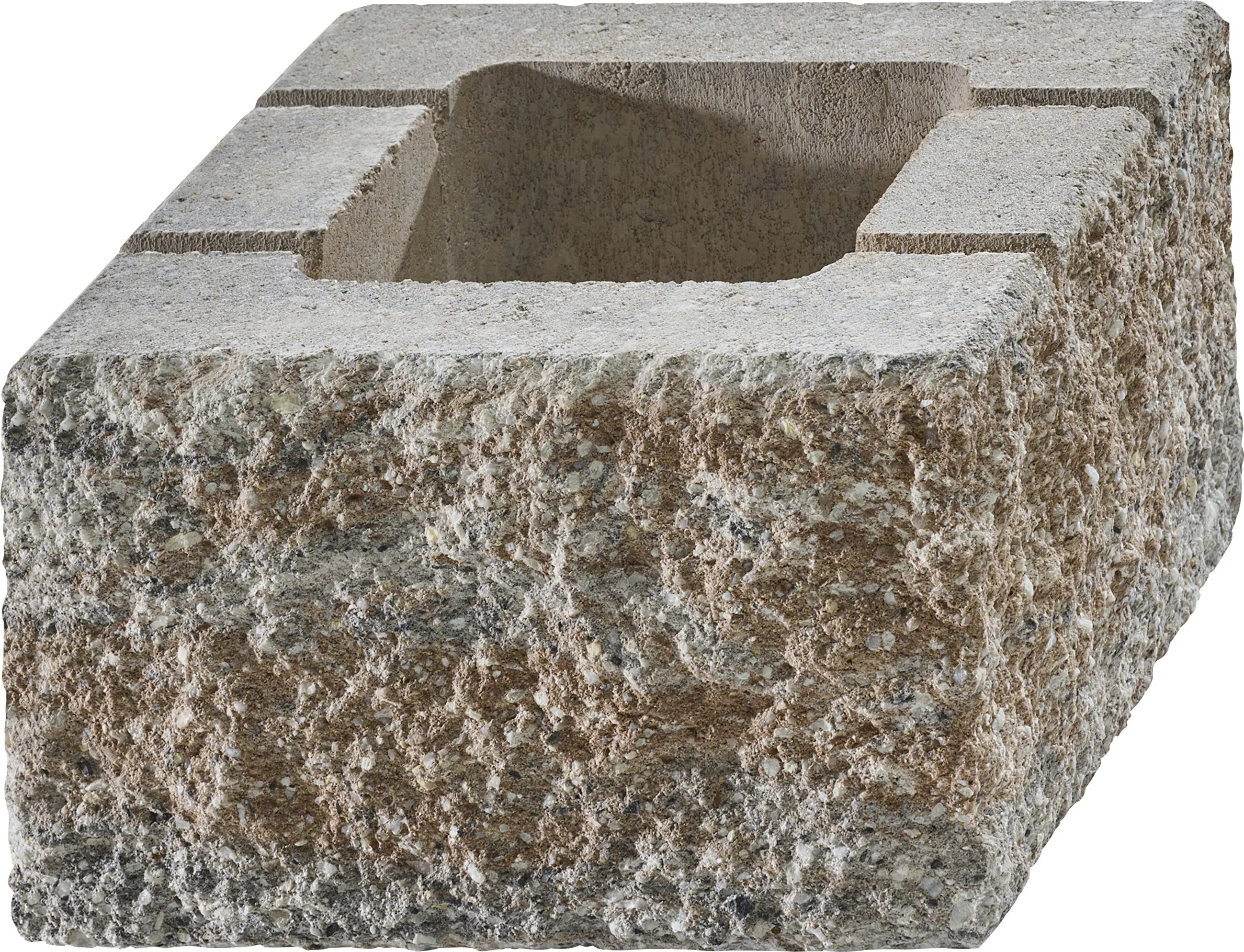 Kann Mauerstein Bruchstein-Halbelement 25 x 25 x 15 cm jura