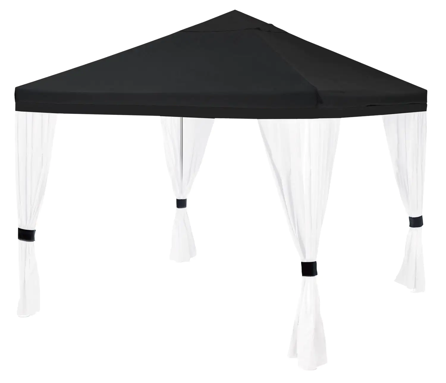 TrendLine Ersatzdach zu Pavillon DeLuxe 300 x 300 cm schwarz