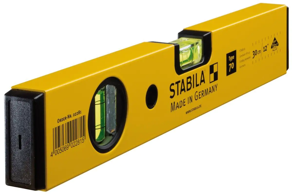 Stabila LM-Wasserwaage 30 cm Type 70 mit 2 Liebellen