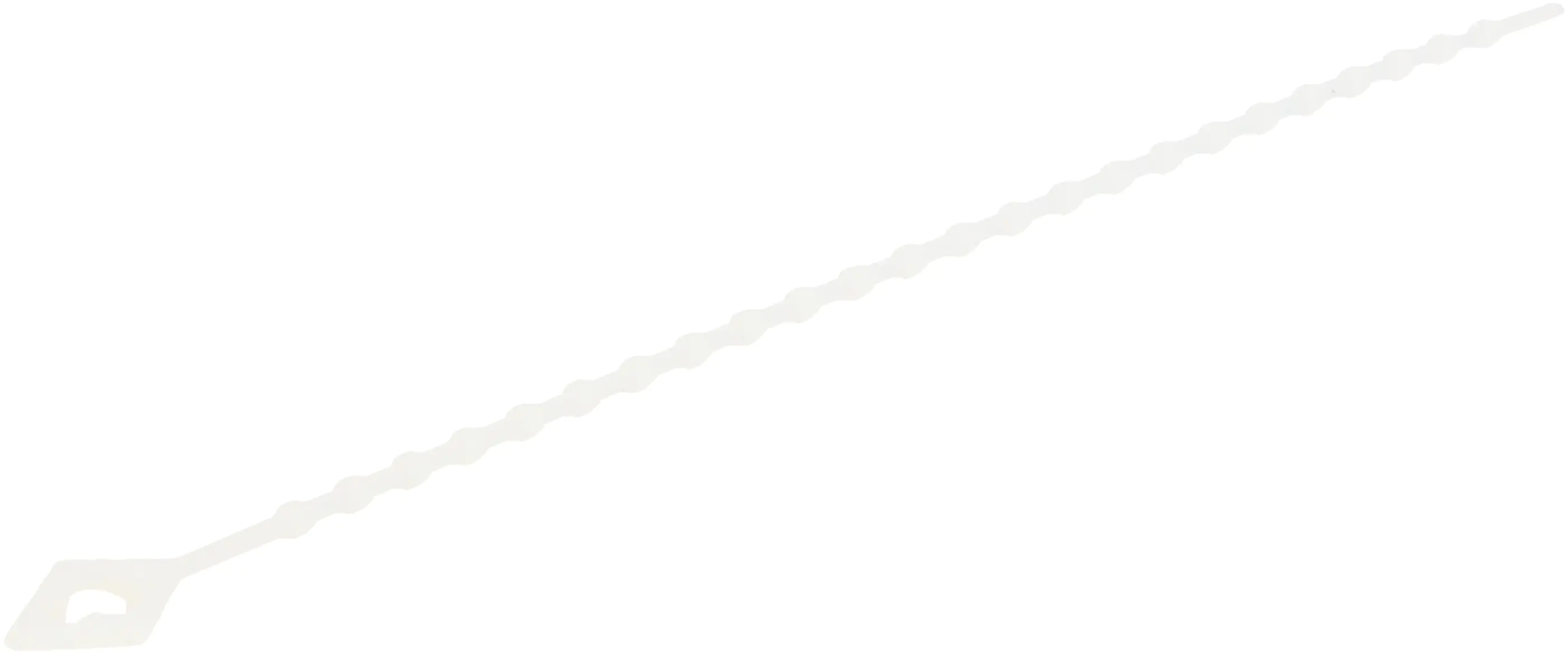 Knotenbinder 150 mm, wiederlösbar, 25 Stück, transparent