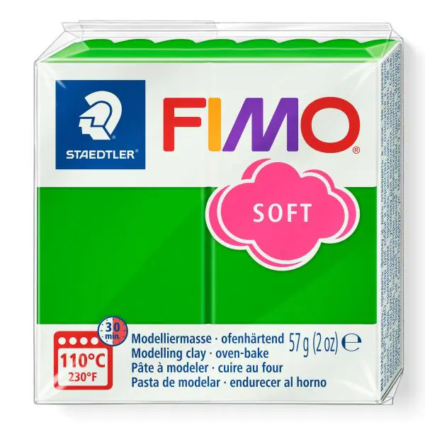 Fimo Soft tropischgrün 57 Gramm