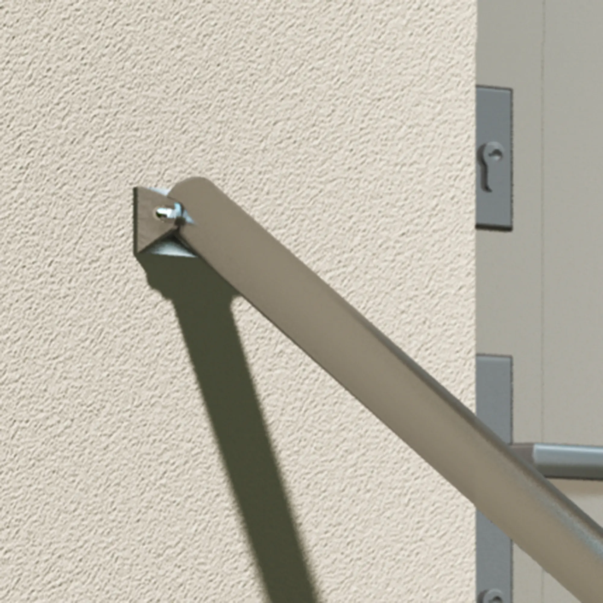 DOLLE Eingangsgeländer PS 511 Edelstahl 150 cm 1 Pfosten