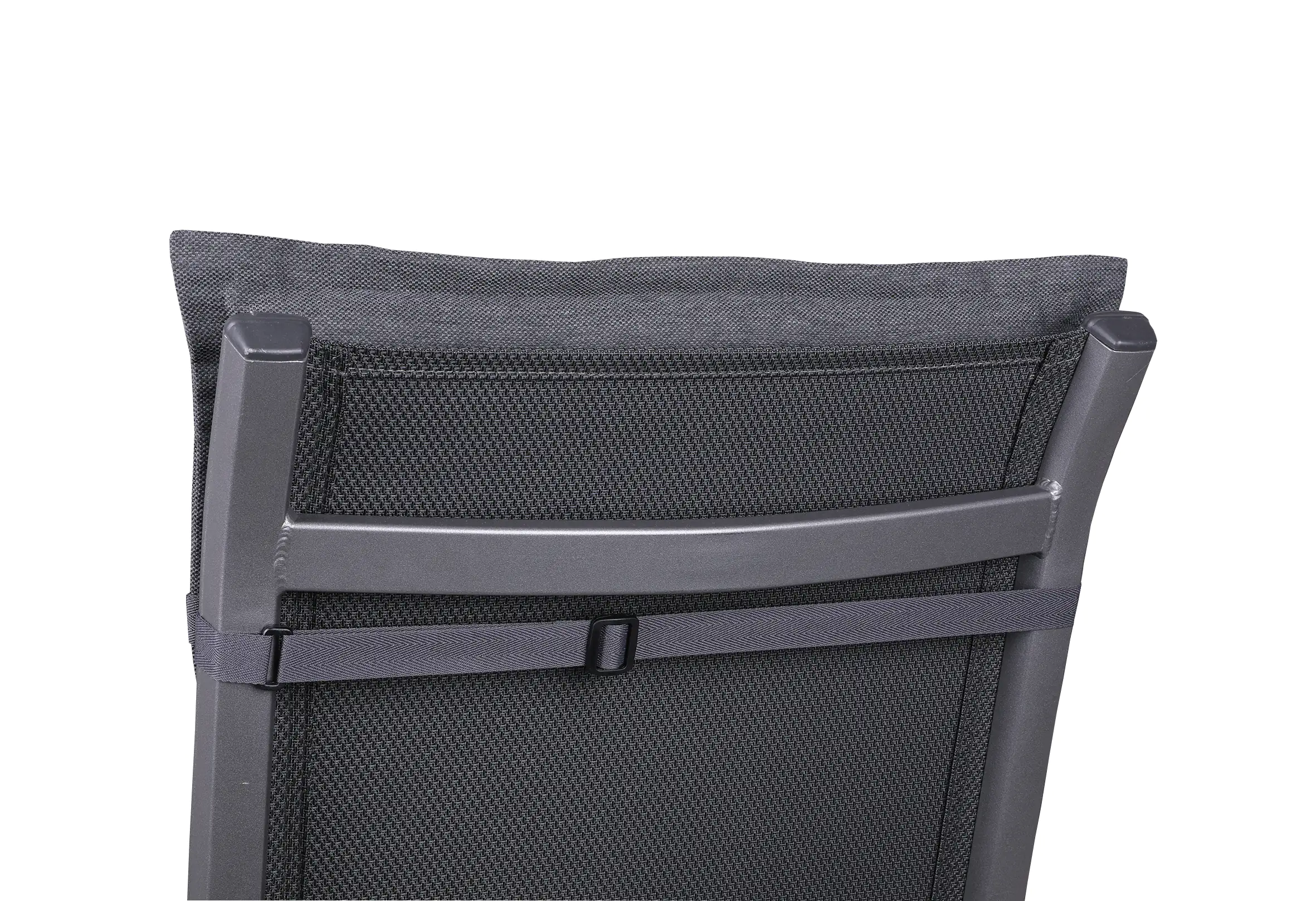GO-DE Mittellehner-Auflage 108 cm x 50 cm x 7 cm, grau, anthrazit