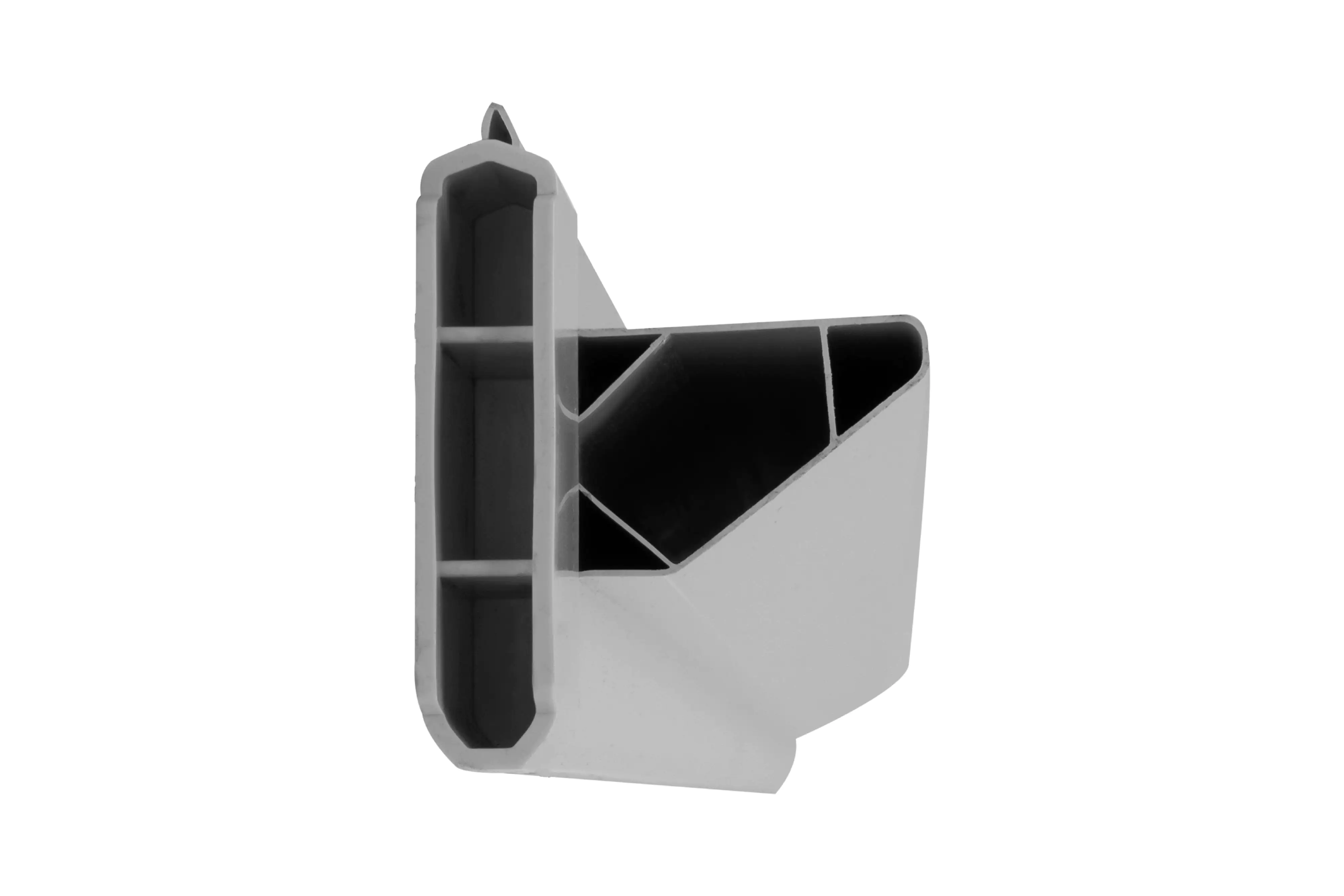 Schellenberg PVC-Winkelendleiste Maxi grau 1,50 m