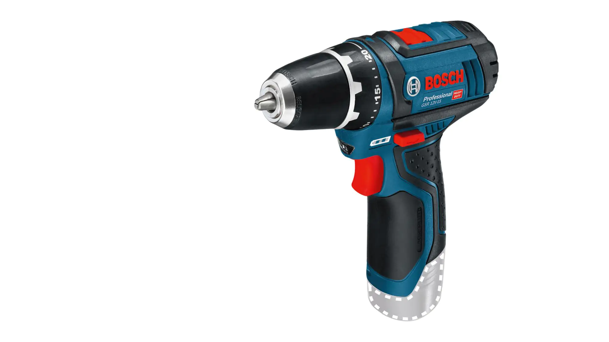 Bosch Professional Akku-Bohrschrauber GSR 12V-15 inkl. Akkus & Ladegerät