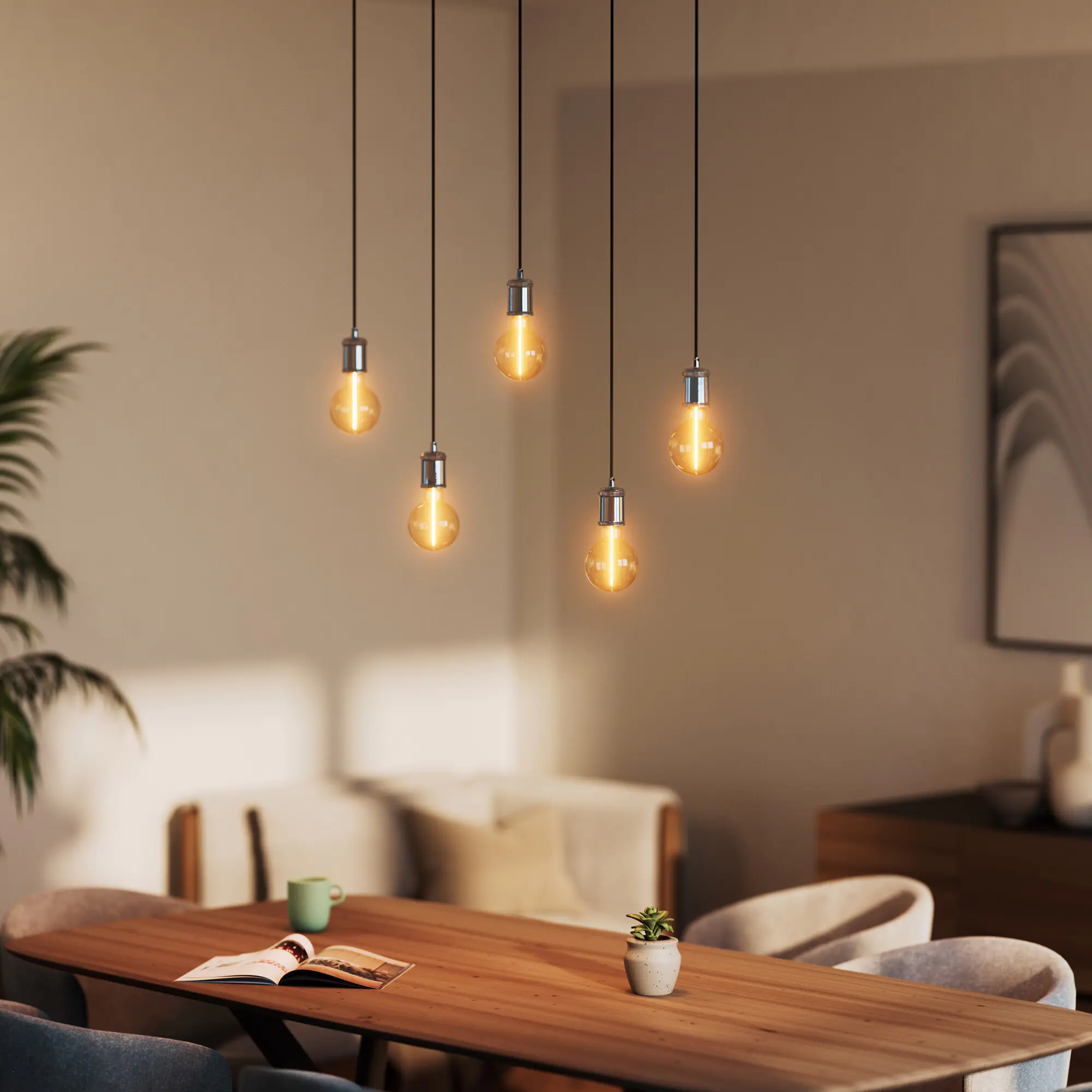 Osram LED Leuchtmittel Globe 95 E27 2,2 W warmweiß rauch