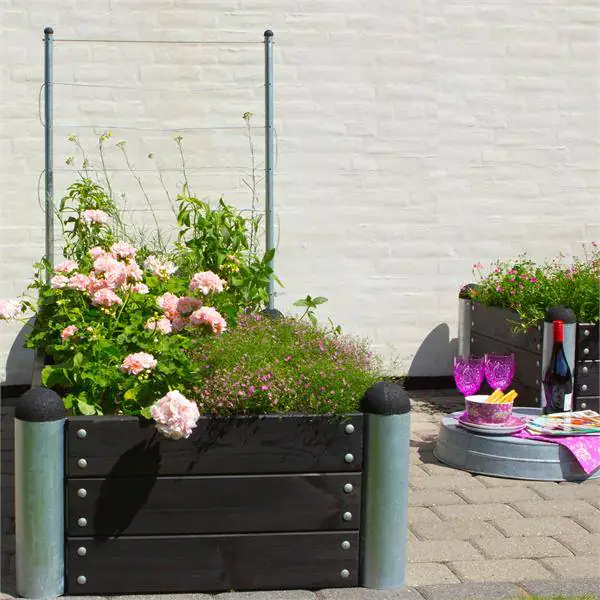 Plus Hochbeet Pipe 6a 80 x 80 x 36 cm