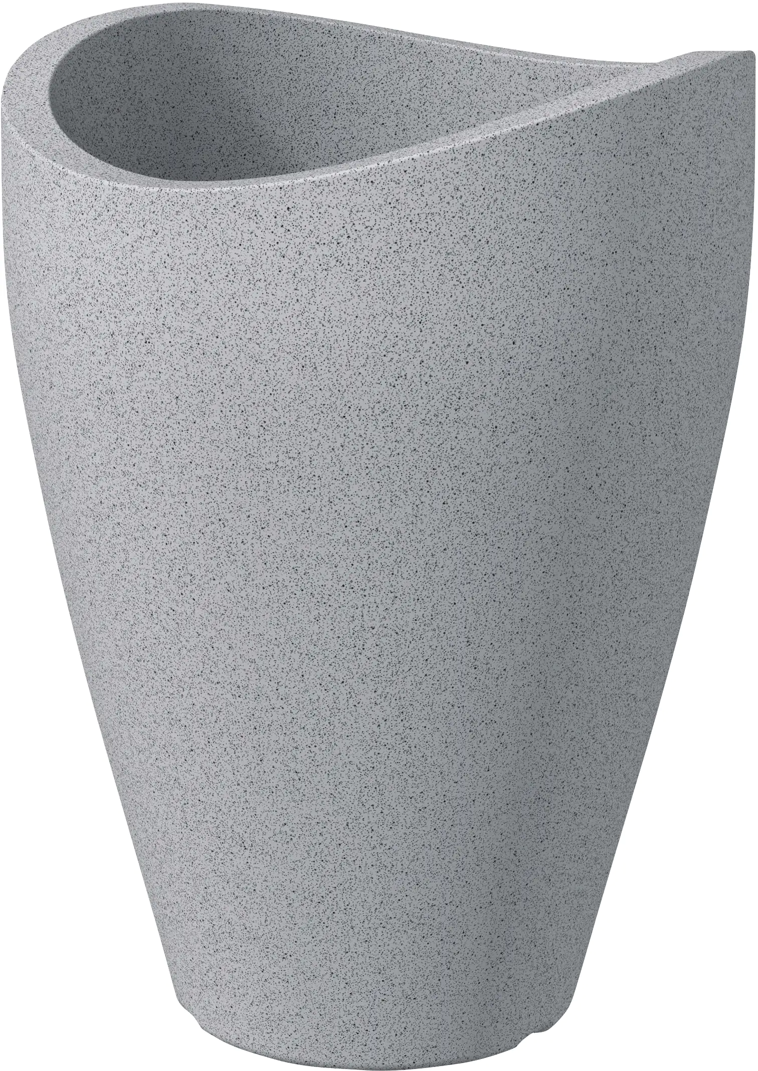 Scheurich Pflanzgefäß Wave Globe High Serie 254 granit grau 40 cm