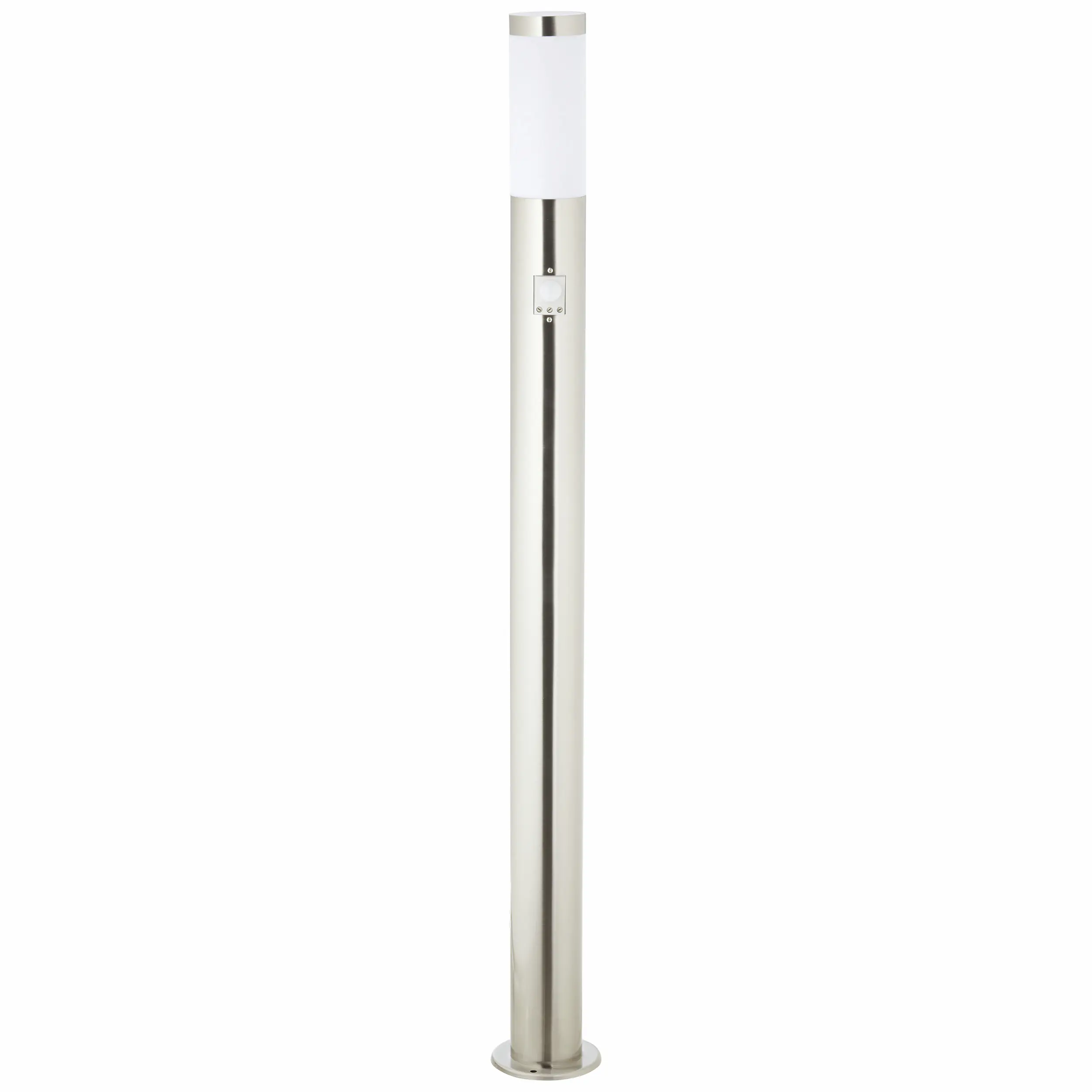 Brilliant Außen-Standleuchte Chorus edelstahl 80 cm mit Bewegungsmelder E27