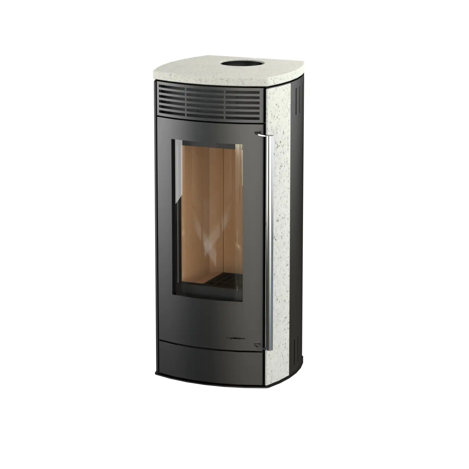 Thermia Kaminofen Alpha Limestone schwarz 6 kW