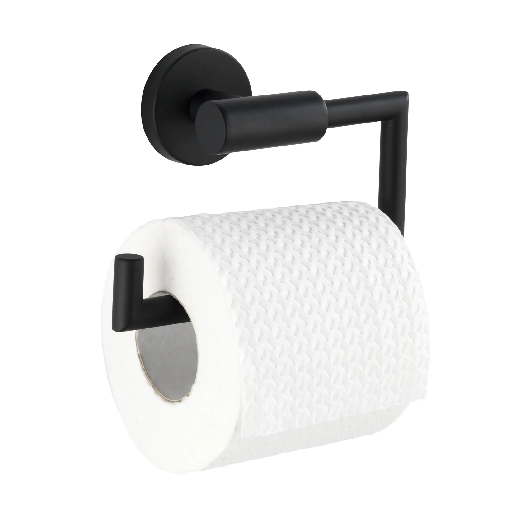 Wenko WC-Papierhalter Papierrollenhalter Bosio Black
