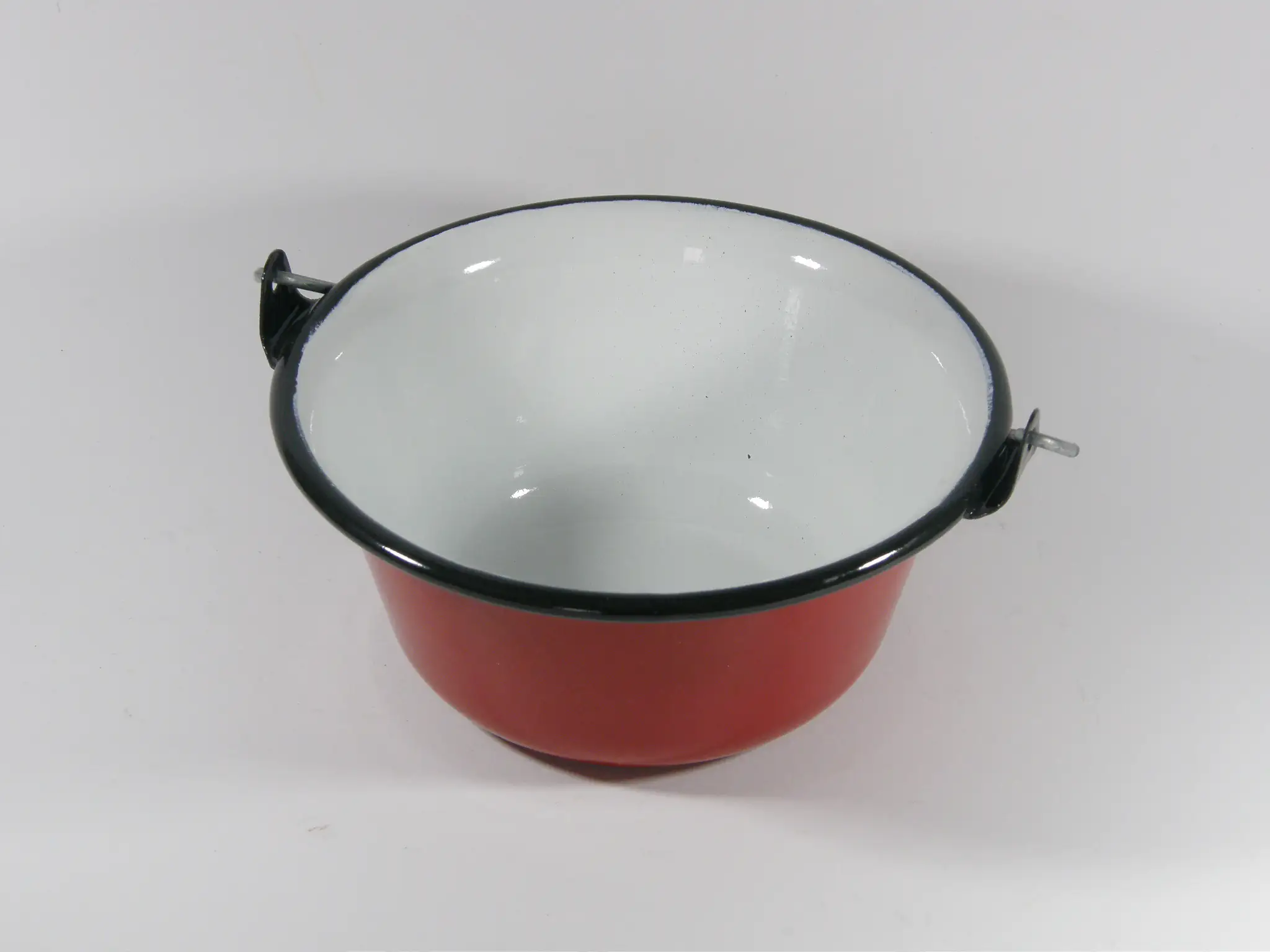 Su-Deco Servierkessel 0,8 Liter rot weiss