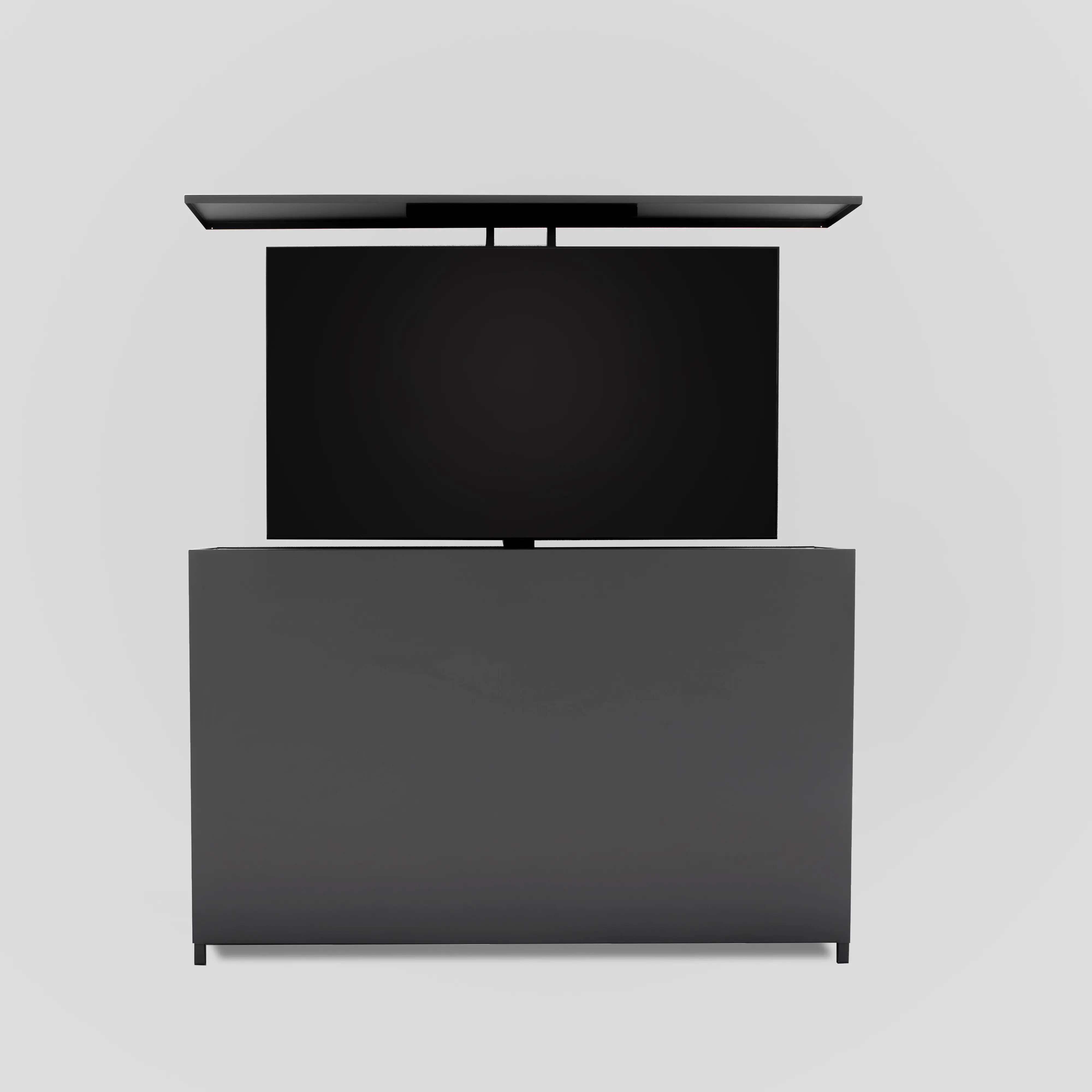 Bellano Living TV Lift Schrank Outdoor dunkelgrau