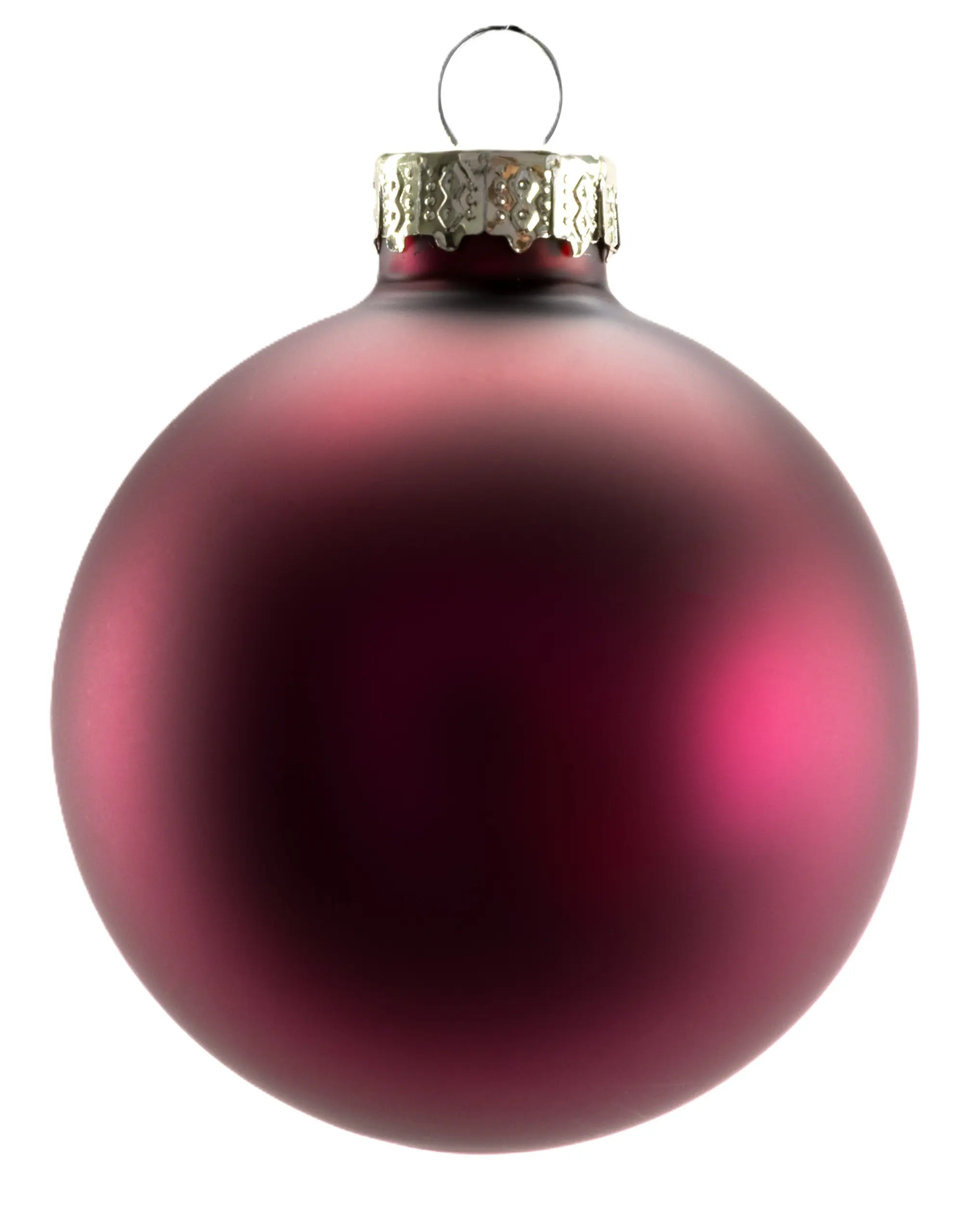 TrendLine Weihnachtskugeln aus Glas Ø 6 cm perle-rosa-magnoliarosa 20 Stück