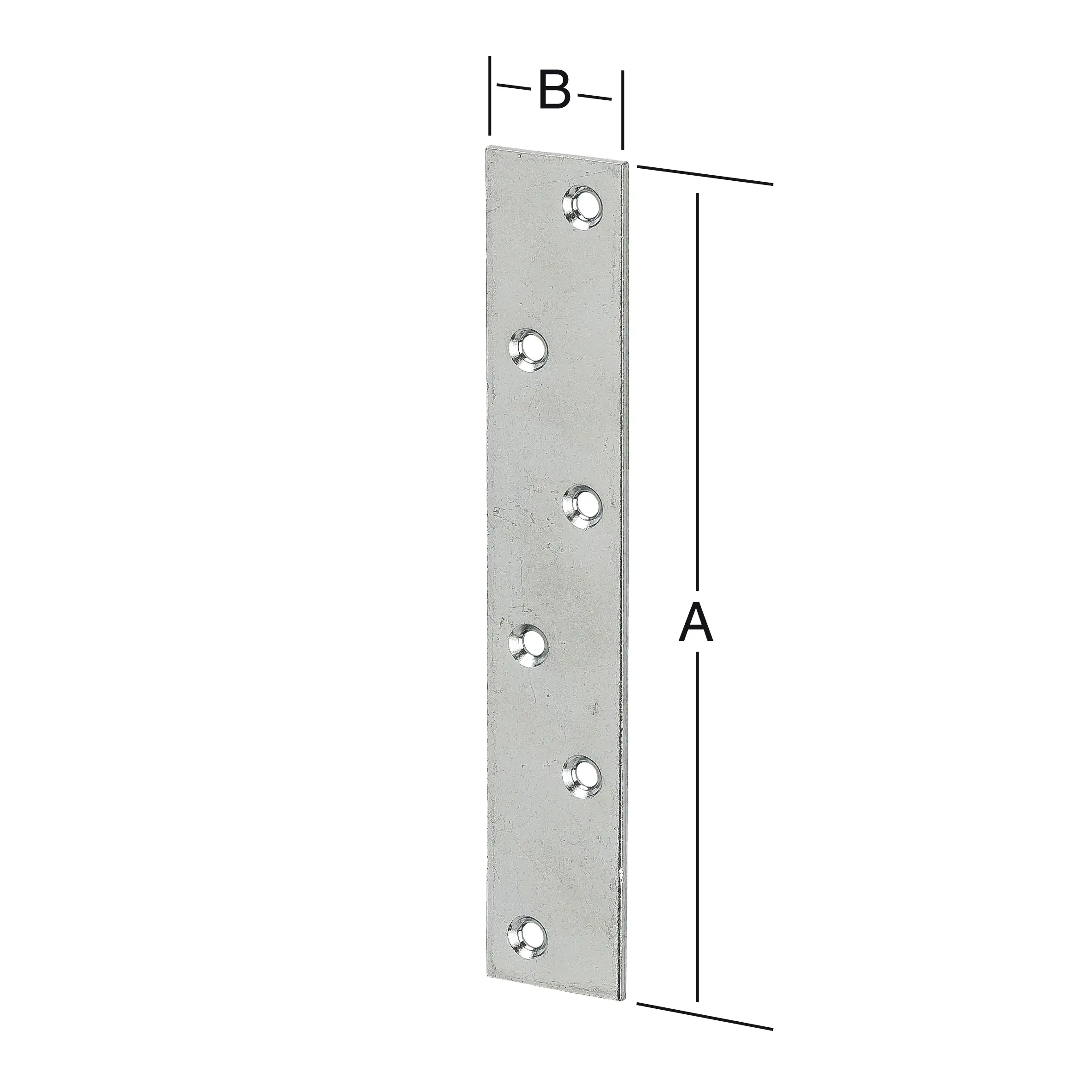 Vormann Verbindungsbleche verzinkt 190 x 35 mm