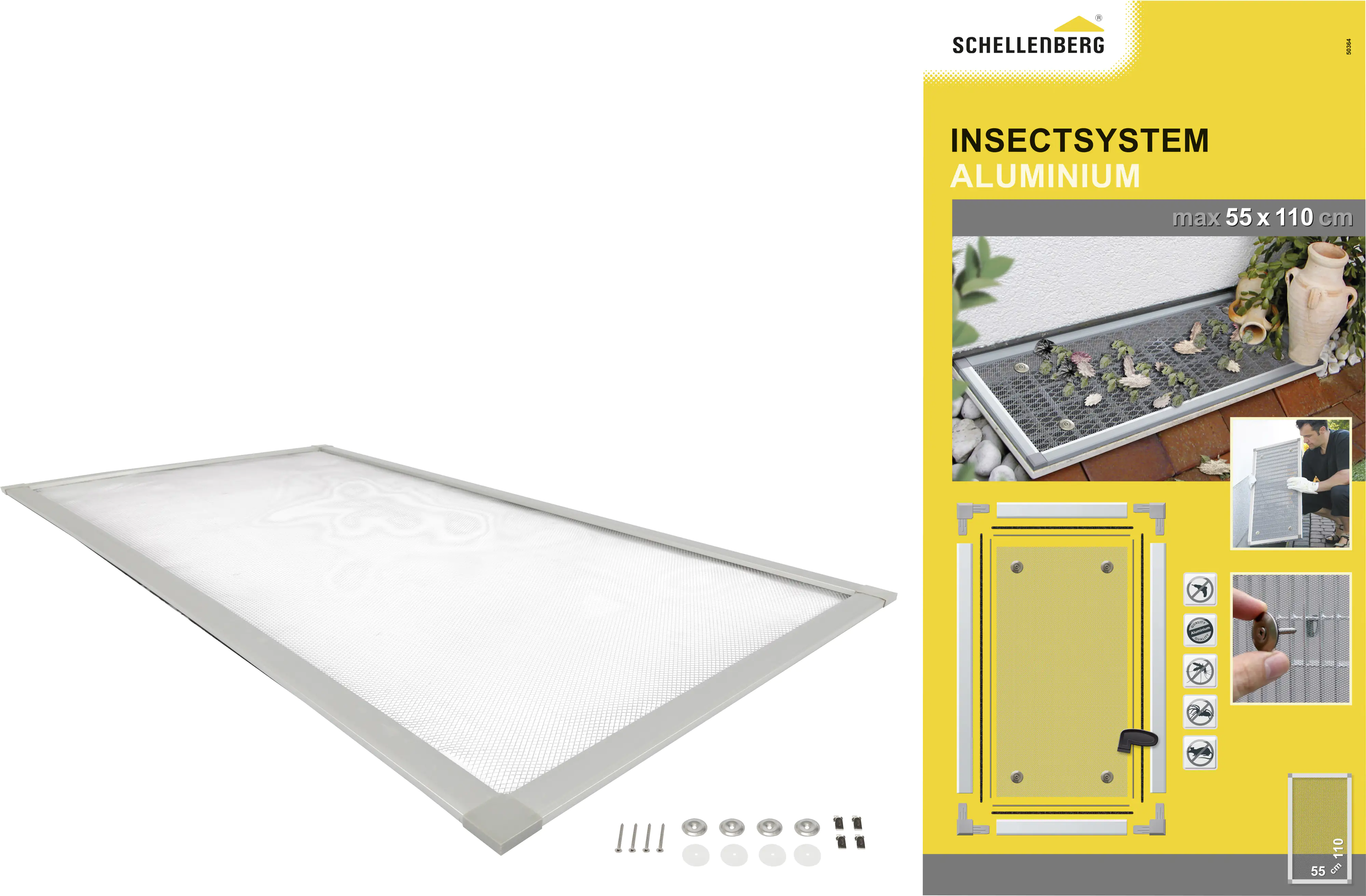 Schellenberg Sauberer Lichtschacht 55 x 110 cm