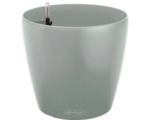 Lechuza Pflanztopf Classico Eco 35 cm Kunststoff hellgrau