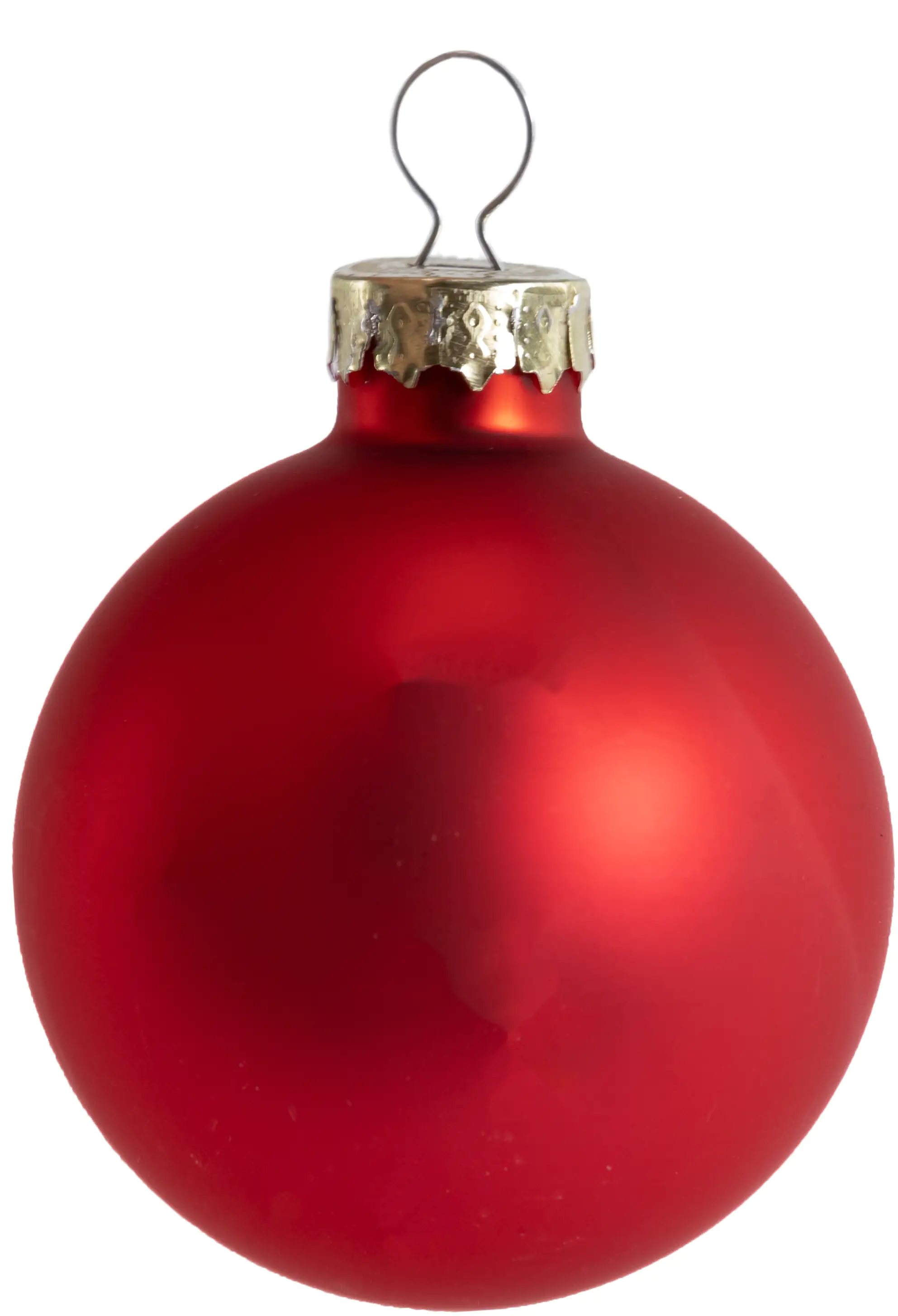 TrendLine Weihnachtskugeln aus Glas Ø 5/ 5,7/ 6,7 cm rot 42 Stück