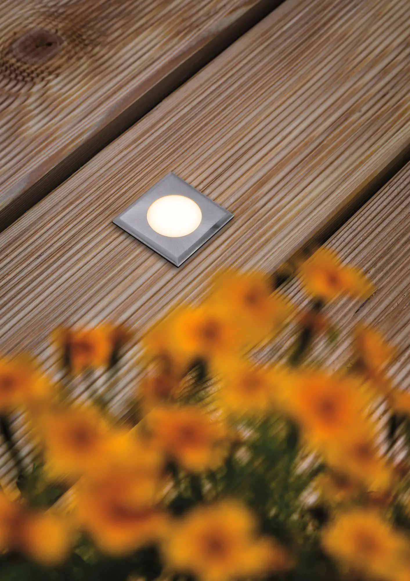 Paulmann LED Boden-Einbauleuchte House Outdoor eckig edelstahl warmweiß