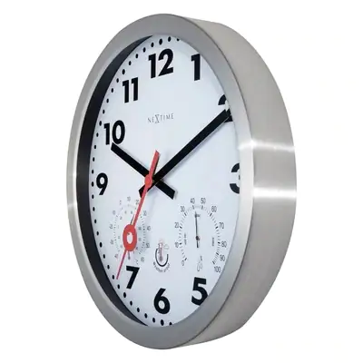 Nextime Außenwanduhr Clematis 4307ST Ø 35 cm