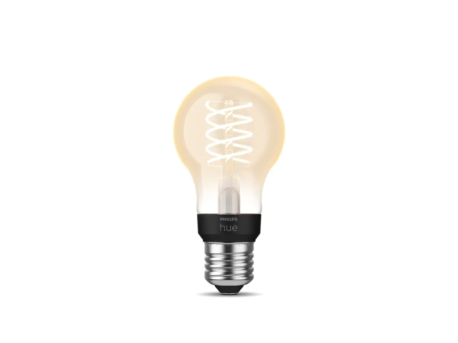 Philips HUE LED-Leuchtmittel Filament Vintage A60 E27 7W warmweiß smart