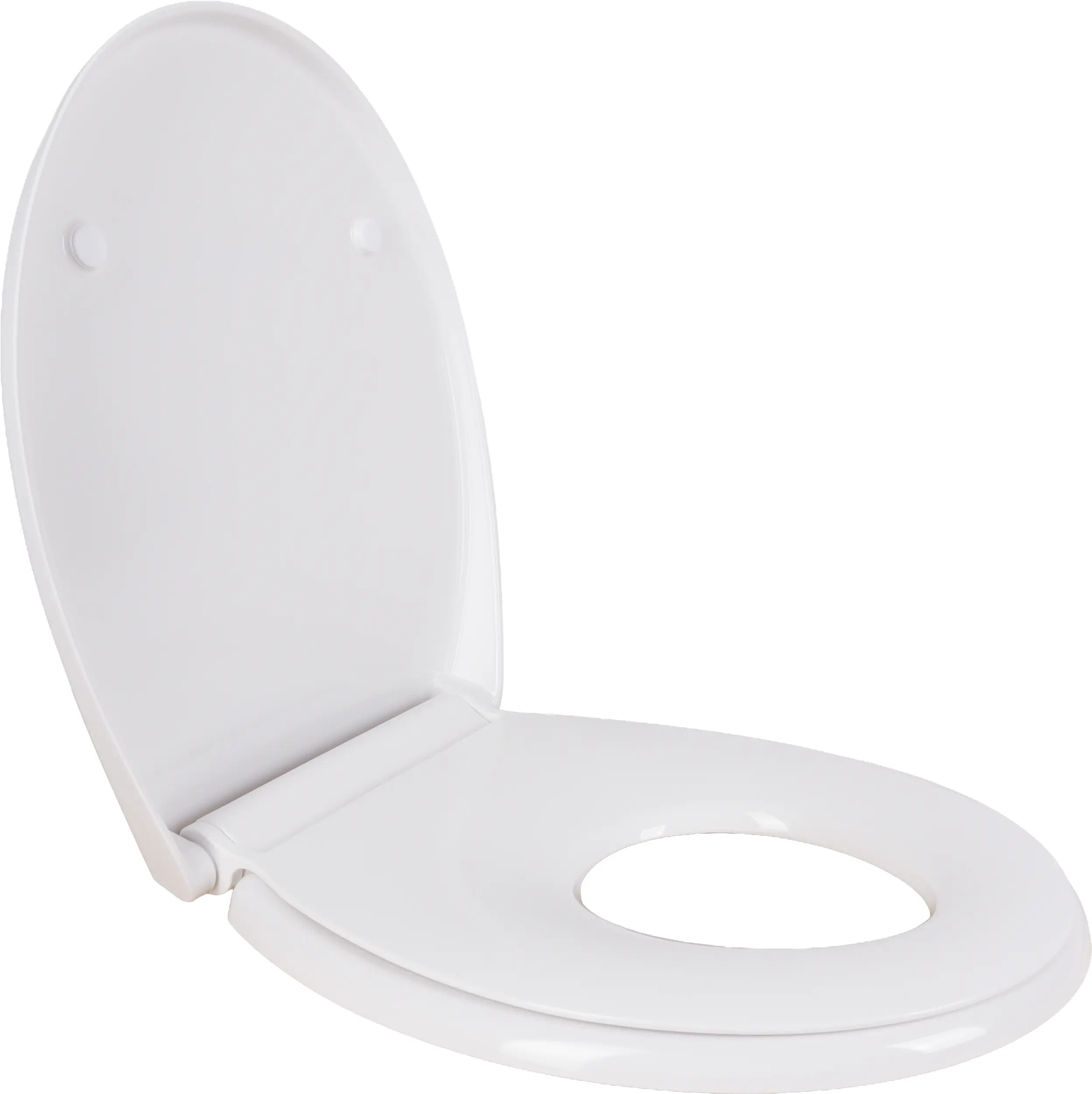 Primaster WC-Sitz mit Absenkautomatik Las Vegas weiß und Kindersitz