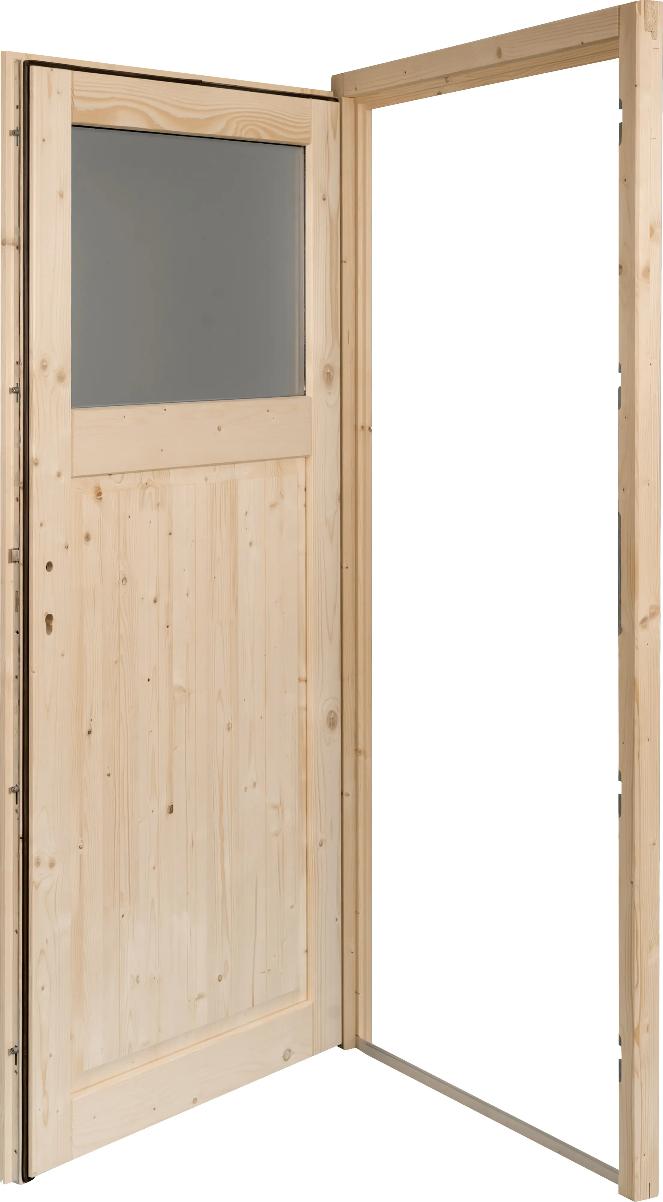Panto Nebeneingangstür Holz 504 98 x 198 cm DIN links