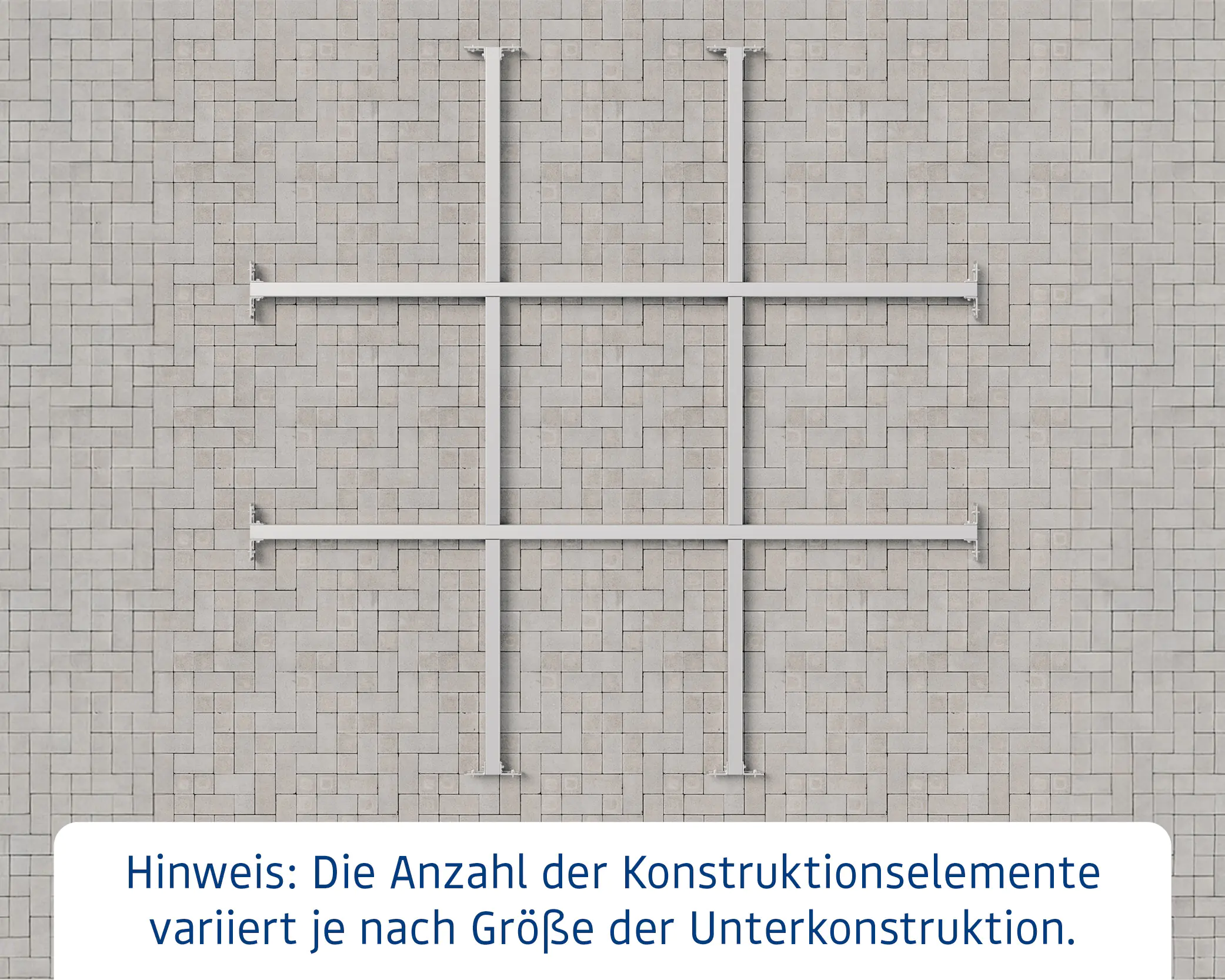 EcoStar Unterkonstruktion für Gerätehaus SD10/FD10/PD10 