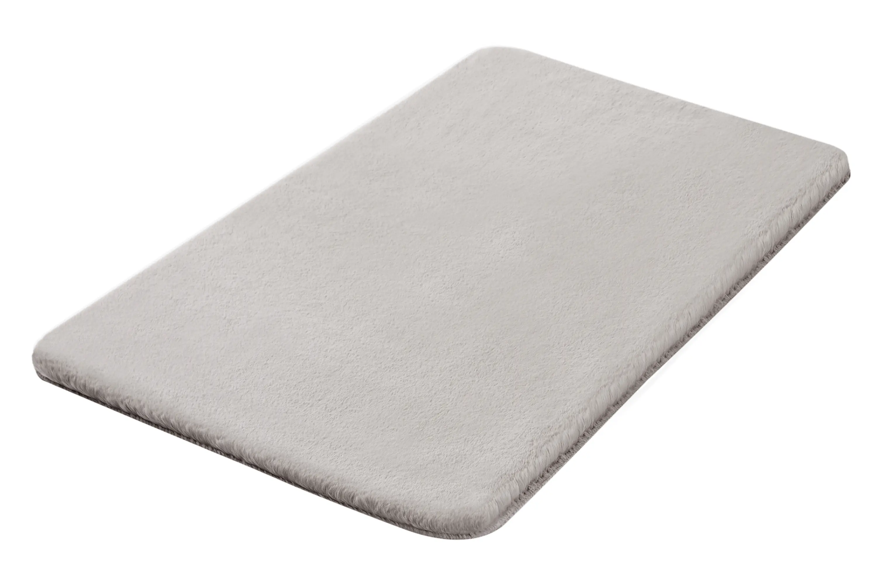 Kleine Wolke Badteppich Cony silbergrau 60 x 100 cm