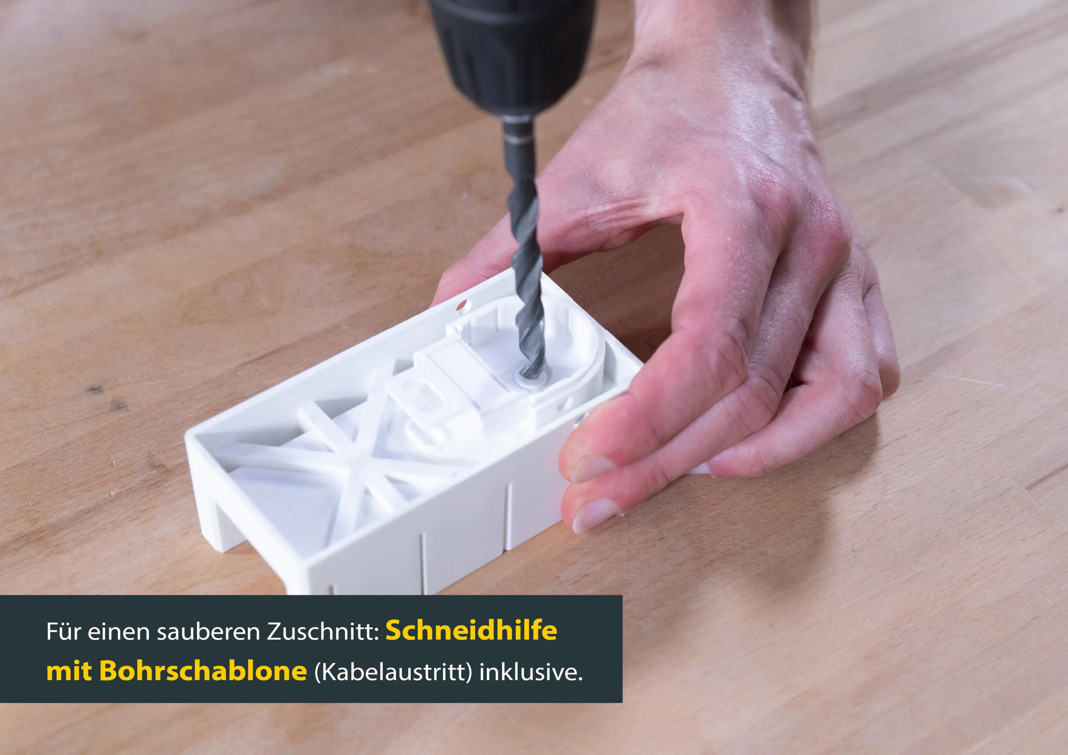 Schellenberg Kabelkanal System M weiß 210 cm Starterset